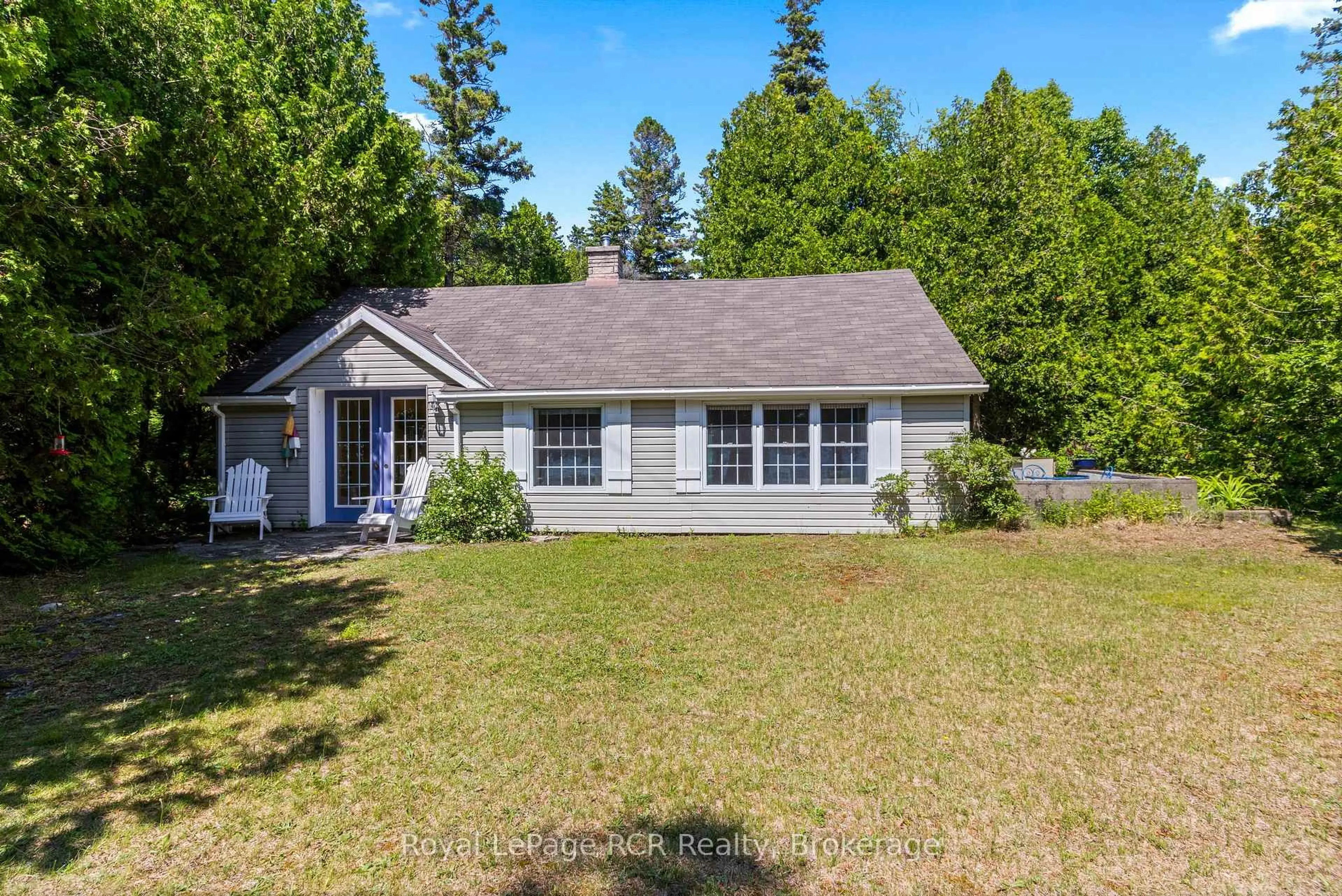 A pic from outside/outdoor area/front of a property/back of a property/a pic from drone, street for 115 Adelaide St, South Bruce Peninsula Ontario N0H 2T0