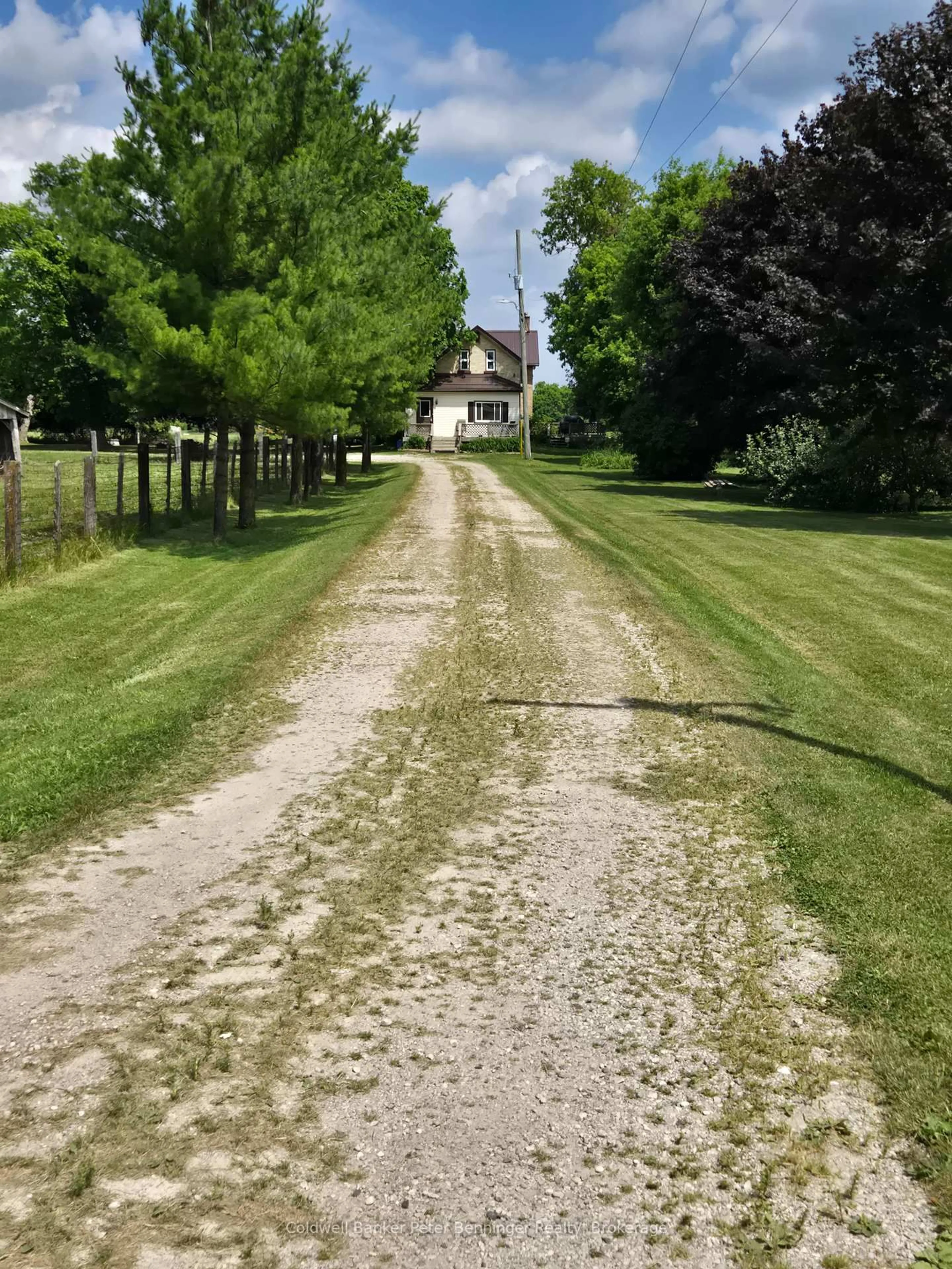 A pic from outside/outdoor area/front of a property/back of a property/a pic from drone, street for 012875 Grey Rd 10 Rd, West Grey Ontario N4N 3B8