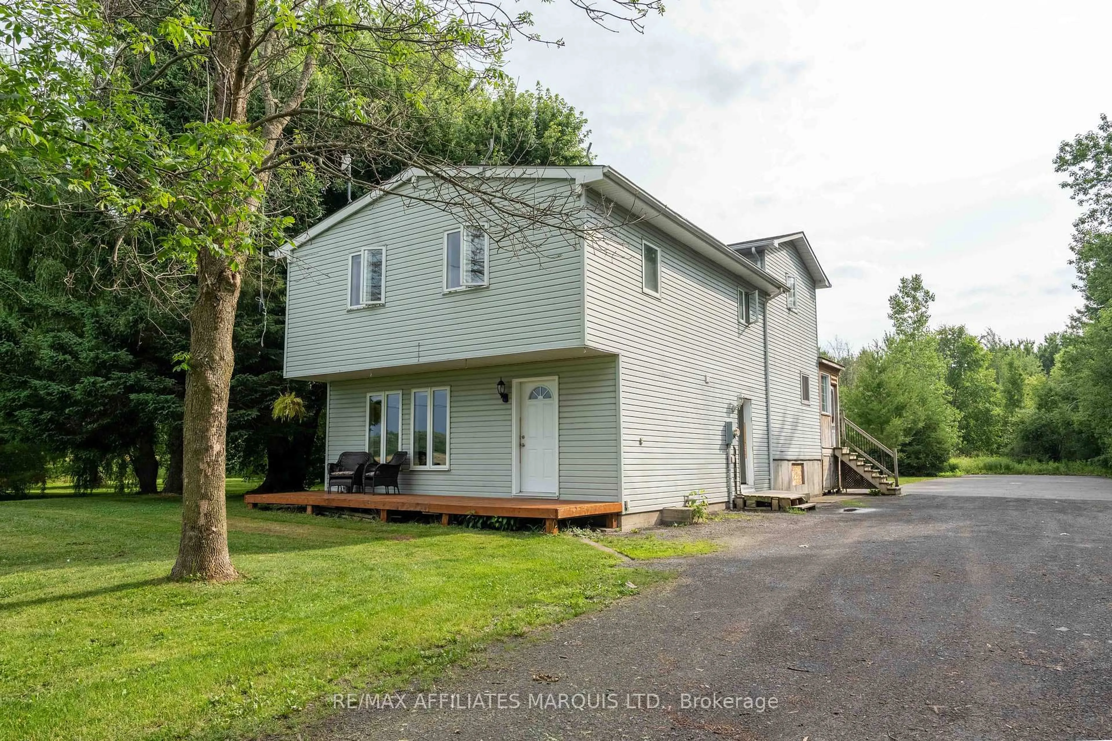 A pic from outside/outdoor area/front of a property/back of a property/a pic from drone, street for 5042 Johnson Rd, South Glengarry Ontario K0C 2J0