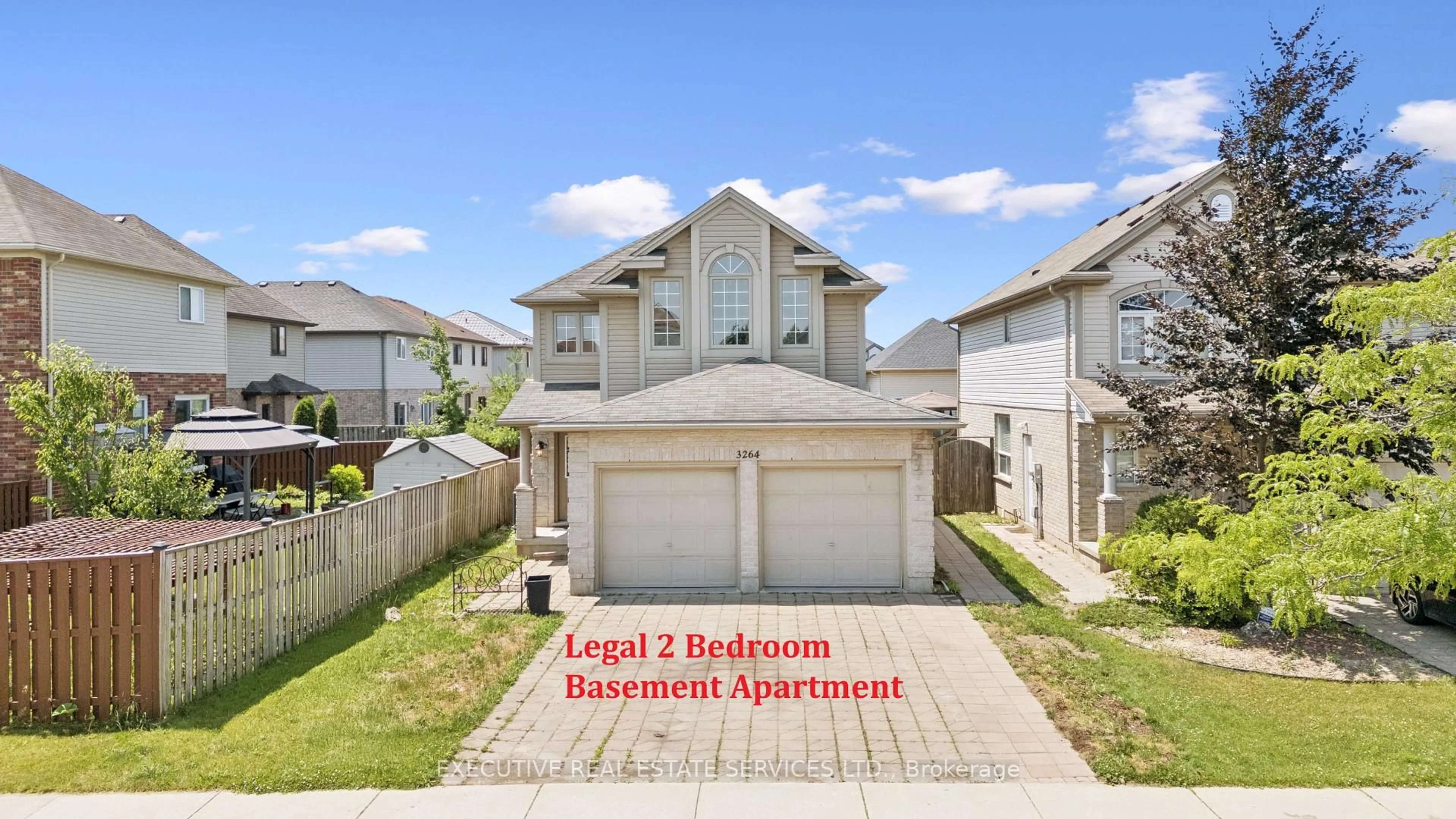A pic from outside/outdoor area/front of a property/back of a property/a pic from drone, street for 3264 Meadowgate Blvd, London South Ontario N6M 0B7