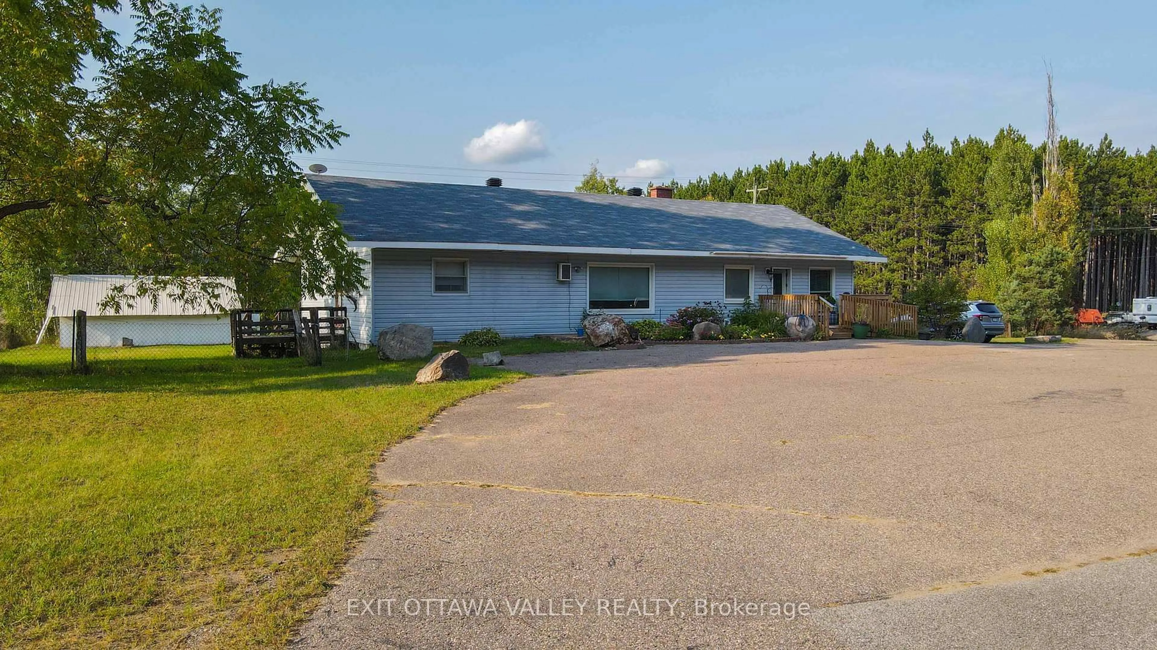 A pic from outside/outdoor area/front of a property/back of a property/a pic from drone, unknown for 16358 Highway 60 Highway, Killaloe Ontario K0J 2A0