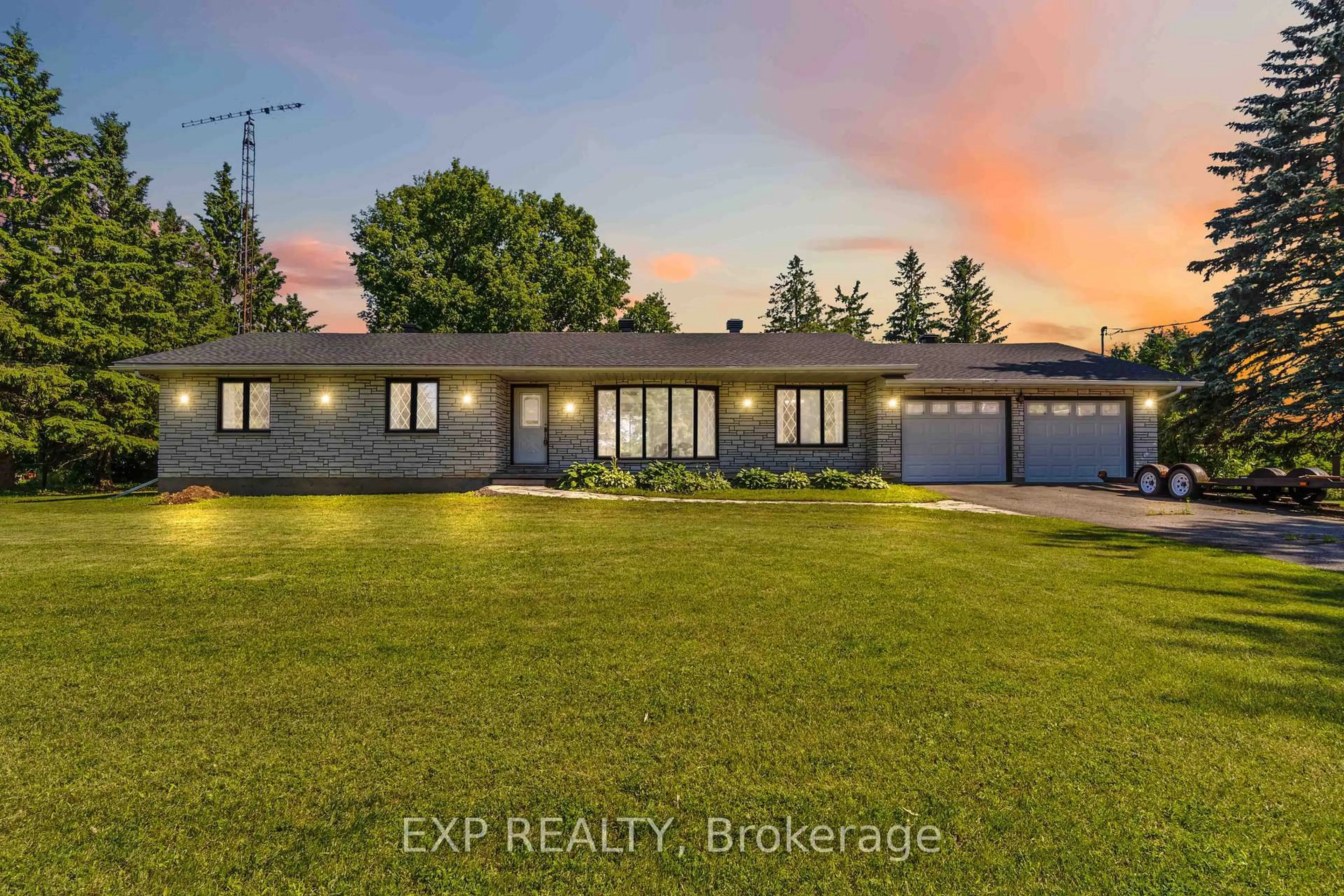 A pic from outside/outdoor area/front of a property/back of a property/a pic from drone, street for 13800 County 13 Rd, North Dundas Ontario K0A 1R0