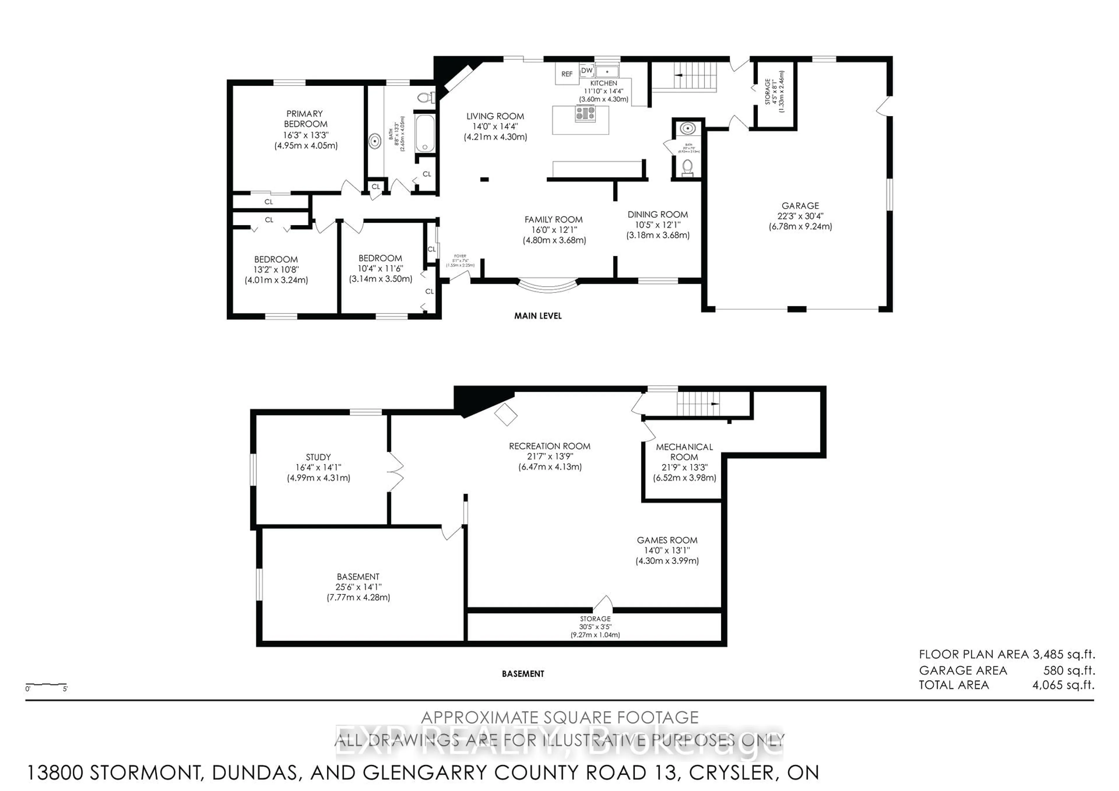 Floor plan for 13800 County 13 Rd, North Dundas Ontario K0A 1R0