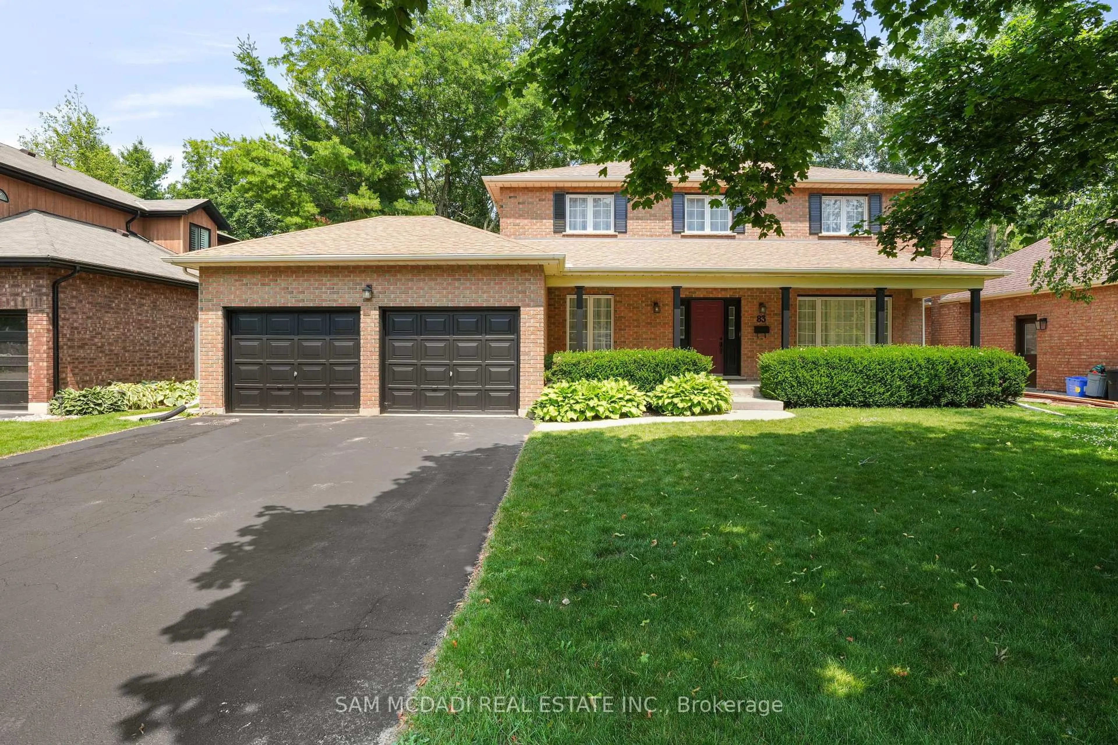 Home with brick exterior material, street for 83 Royal Oak Dr, Brantford Ontario N3R 7P8