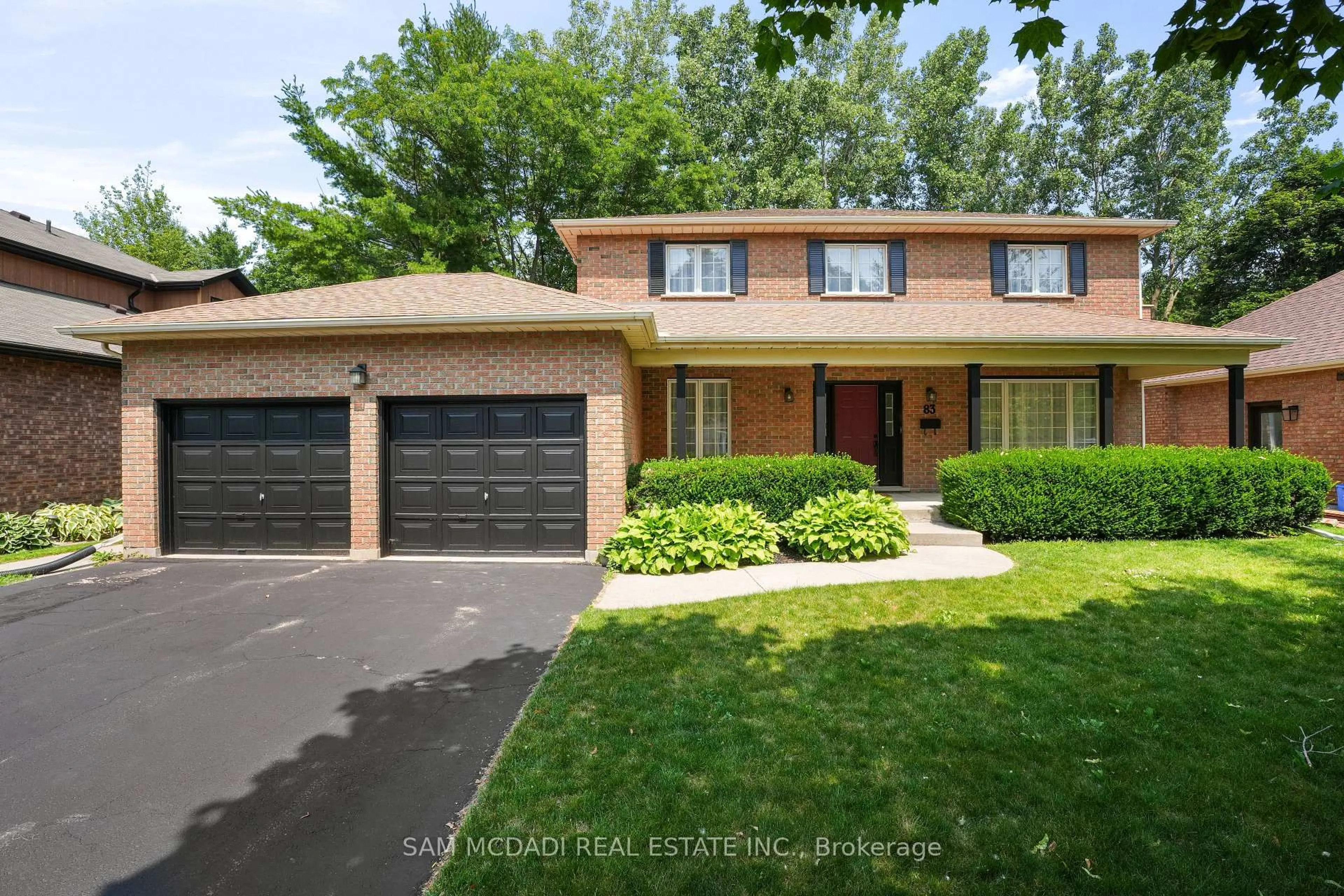 Home with brick exterior material, street for 83 Royal Oak Dr, Brantford Ontario N3R 7P8