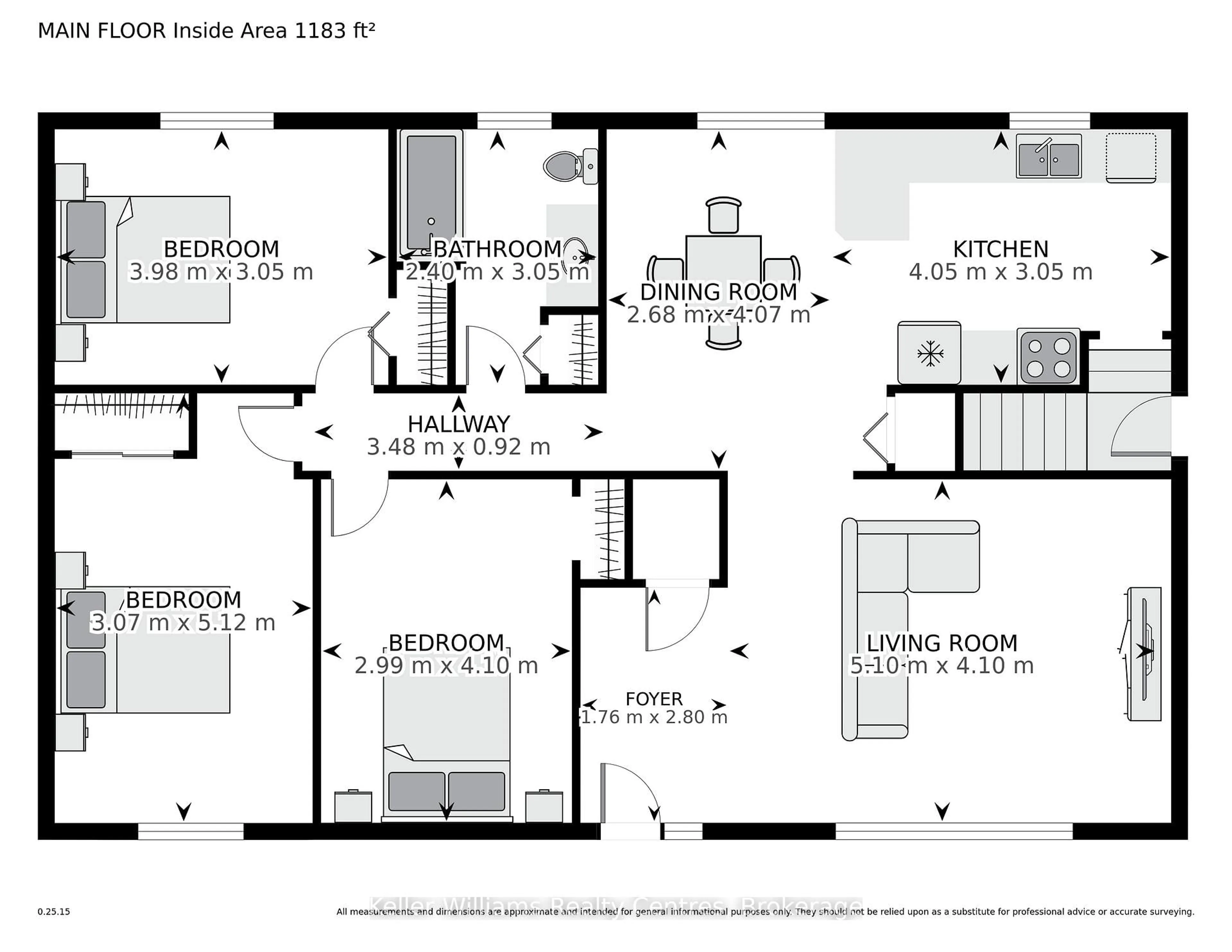 Floor plan for 470 7th St, Hanover Ontario N4N 2J4