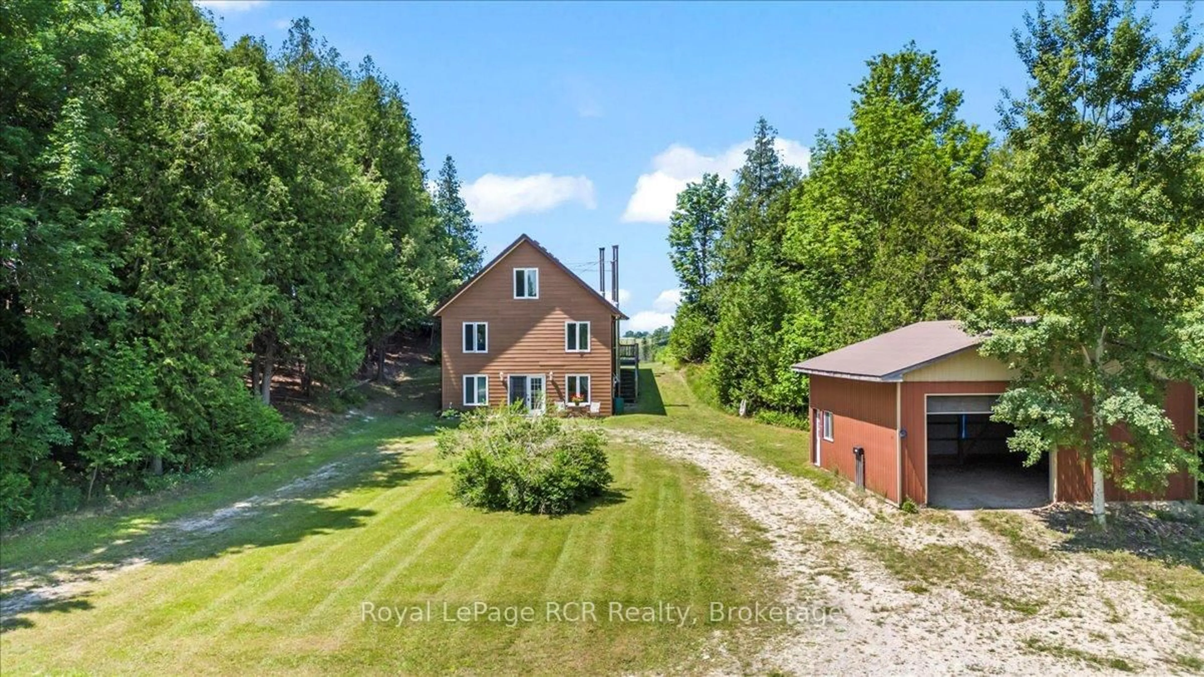 A pic from outside/outdoor area/front of a property/back of a property/a pic from drone, unknown for 222191 Concession 14, West Grey Ontario N0G 2M0