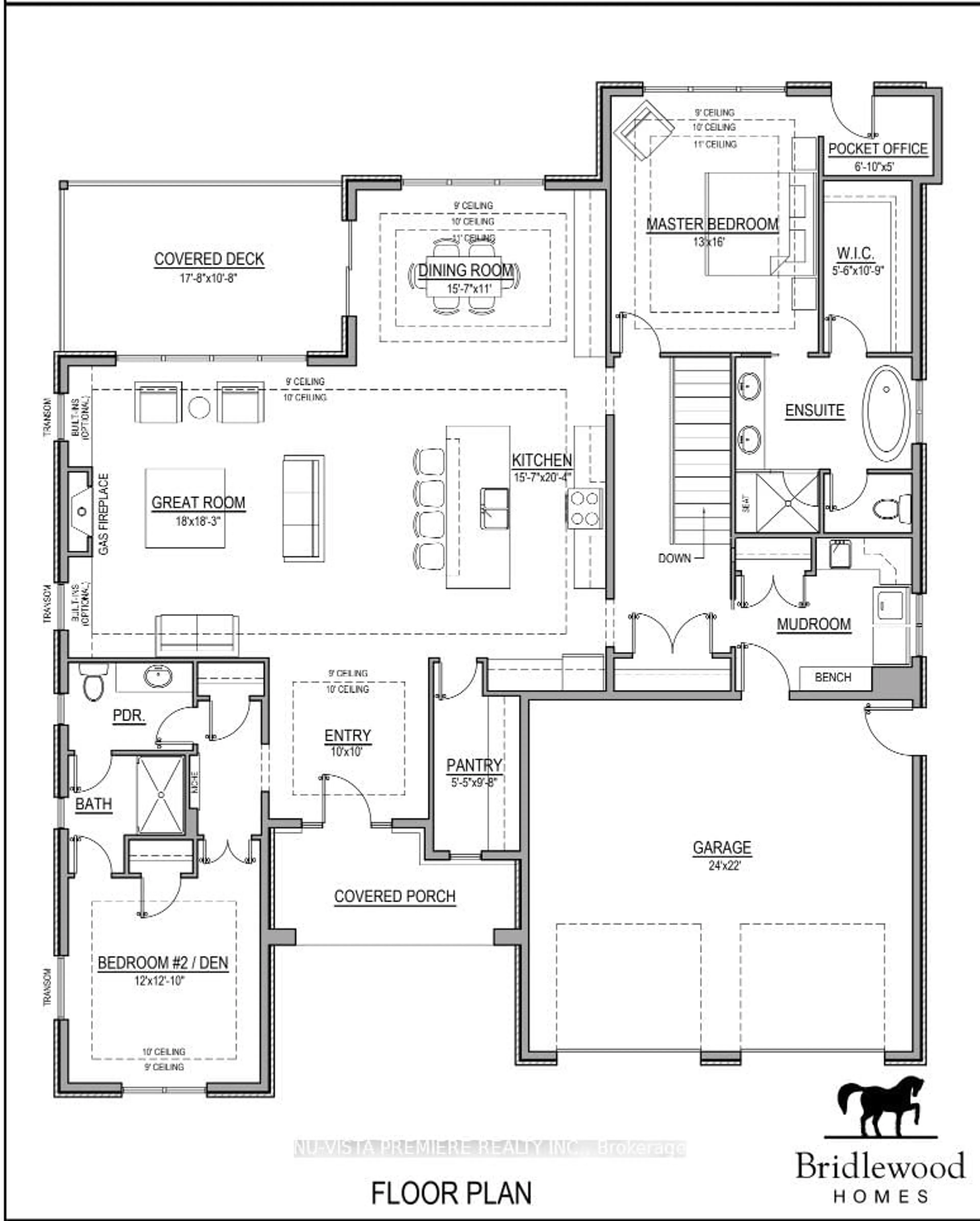 Floor plan for 673 Valleystream Walk, London North Ontario N6G 3Z7
