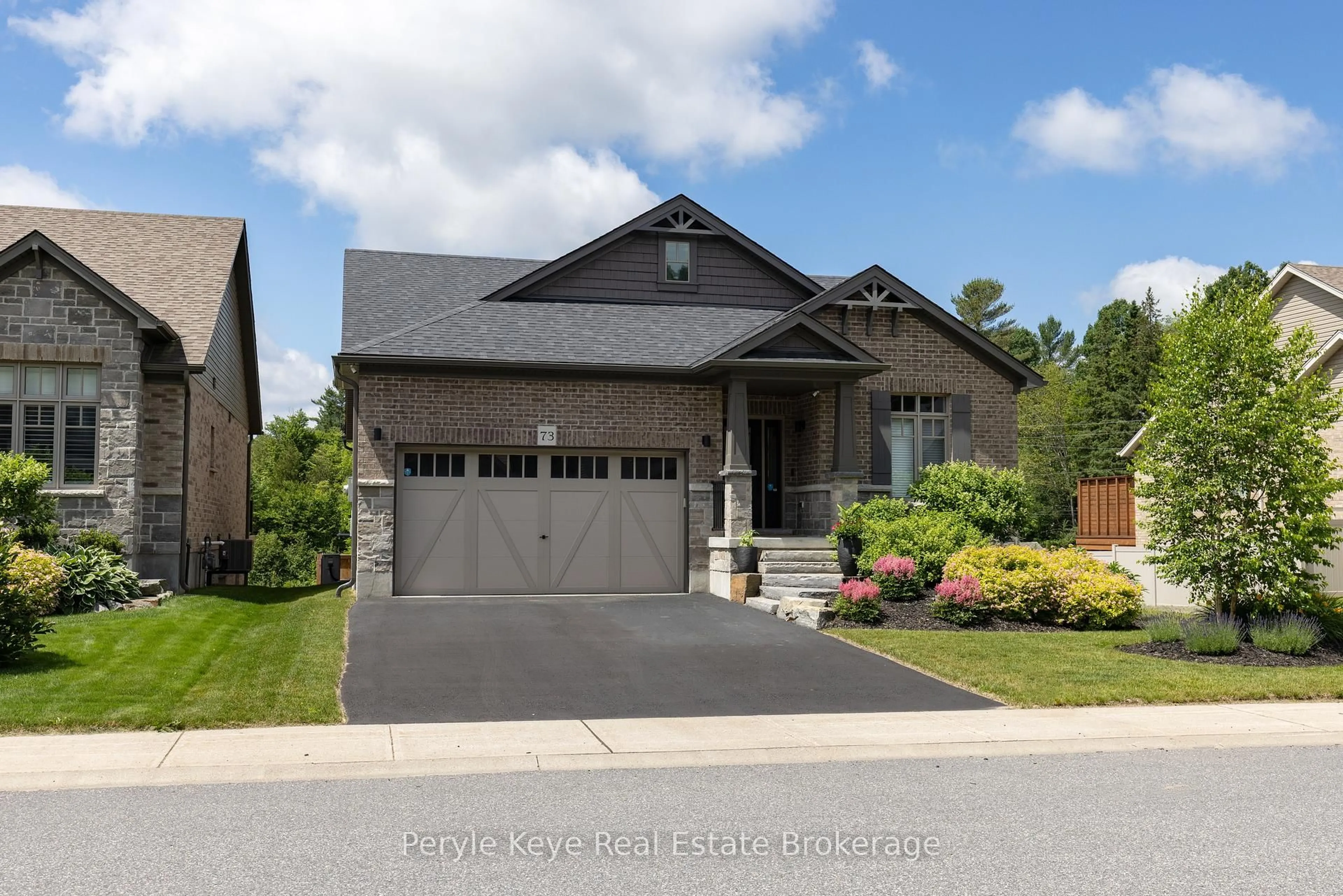 Home with brick exterior material, street for 73 Selkirk Dr, Huntsville Ontario P1H 0C6