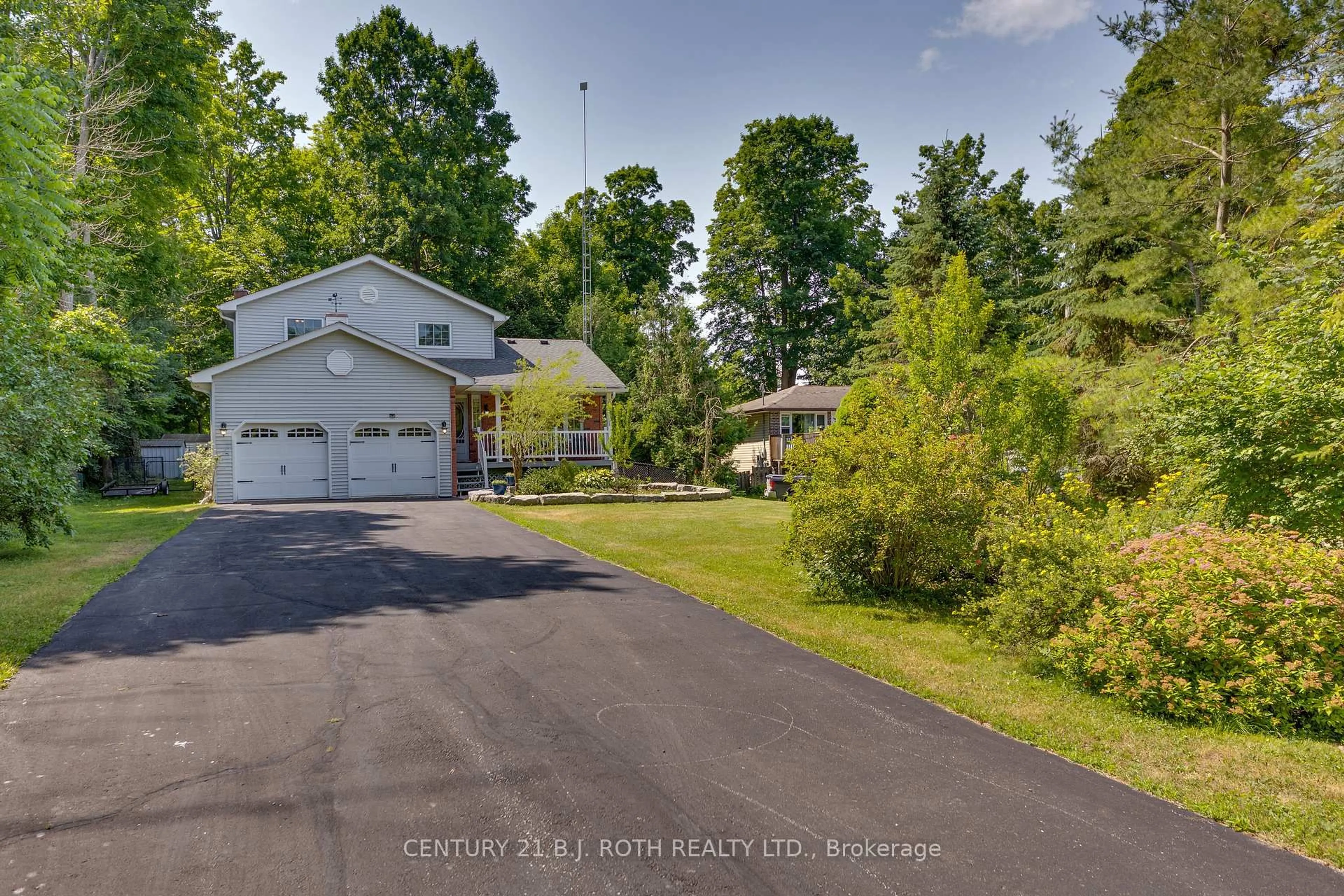A pic from outside/outdoor area/front of a property/back of a property/a pic from drone, water/lake/river/ocean view for 182 Mcgill Dr, Kawartha Lakes Ontario L0B 1K0