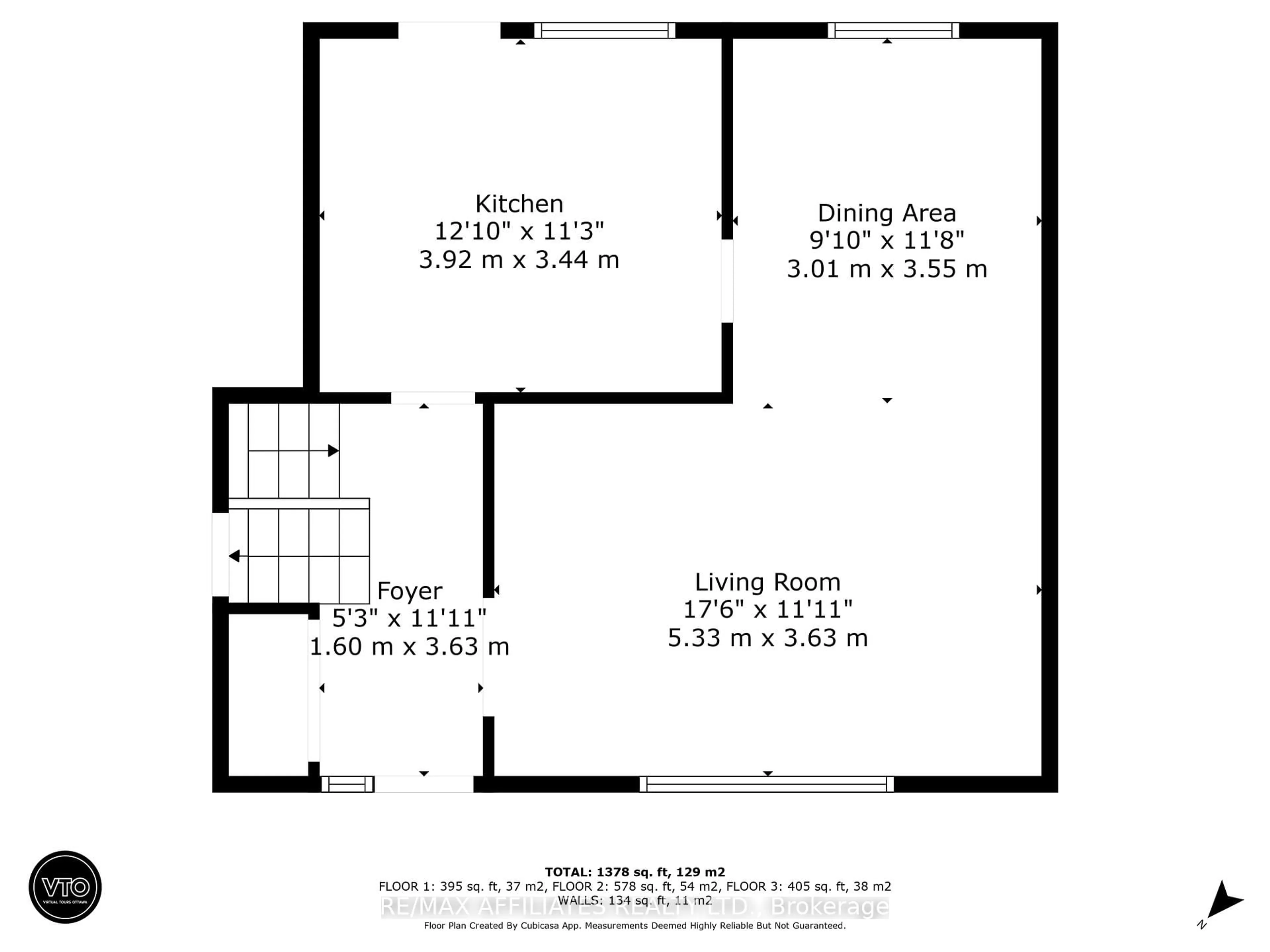 Floor plan for 5 Ross St, Smiths Falls Ontario K7A 4L4