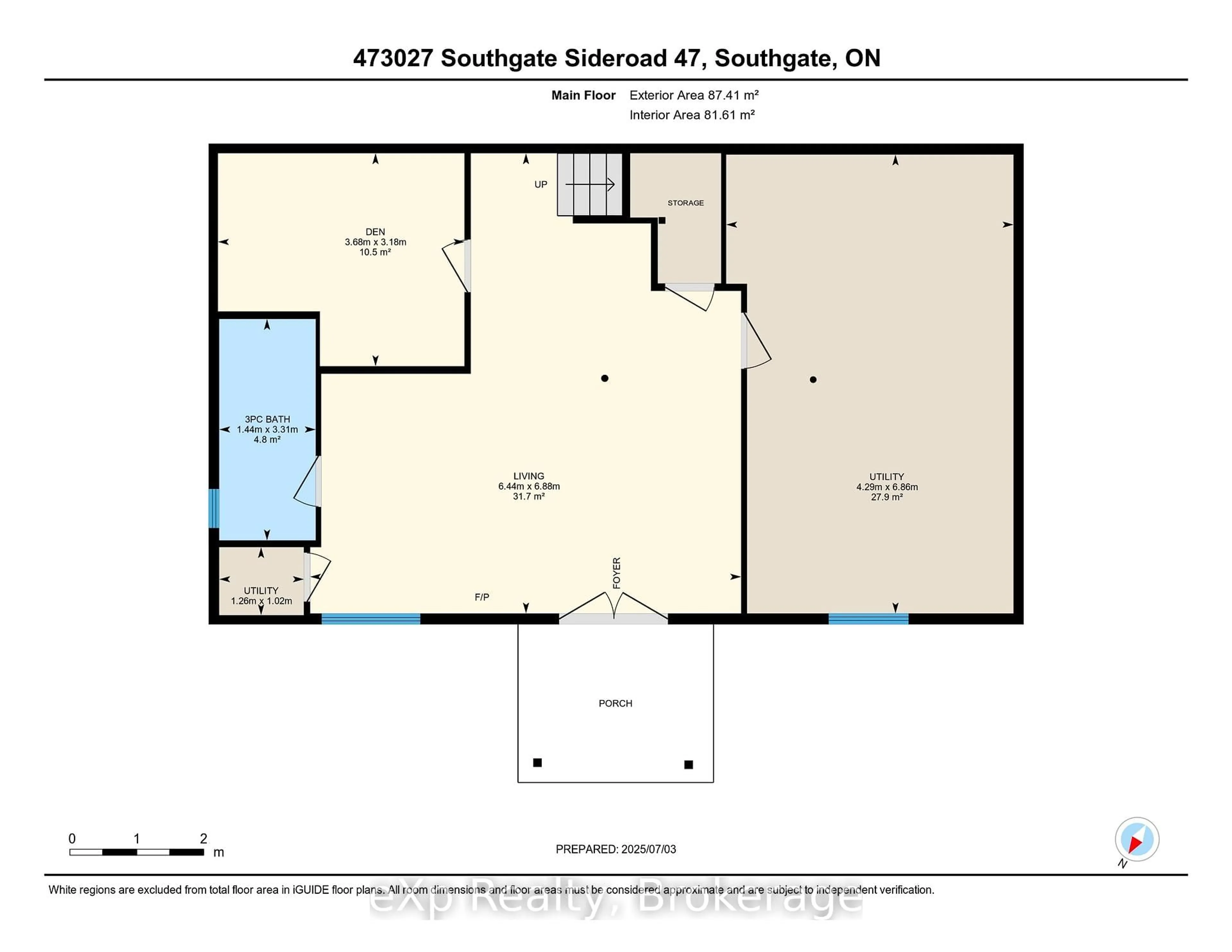 Floor plan for 473027 Southgate 47 Sdrd, Southgate Ontario N0G 1R0