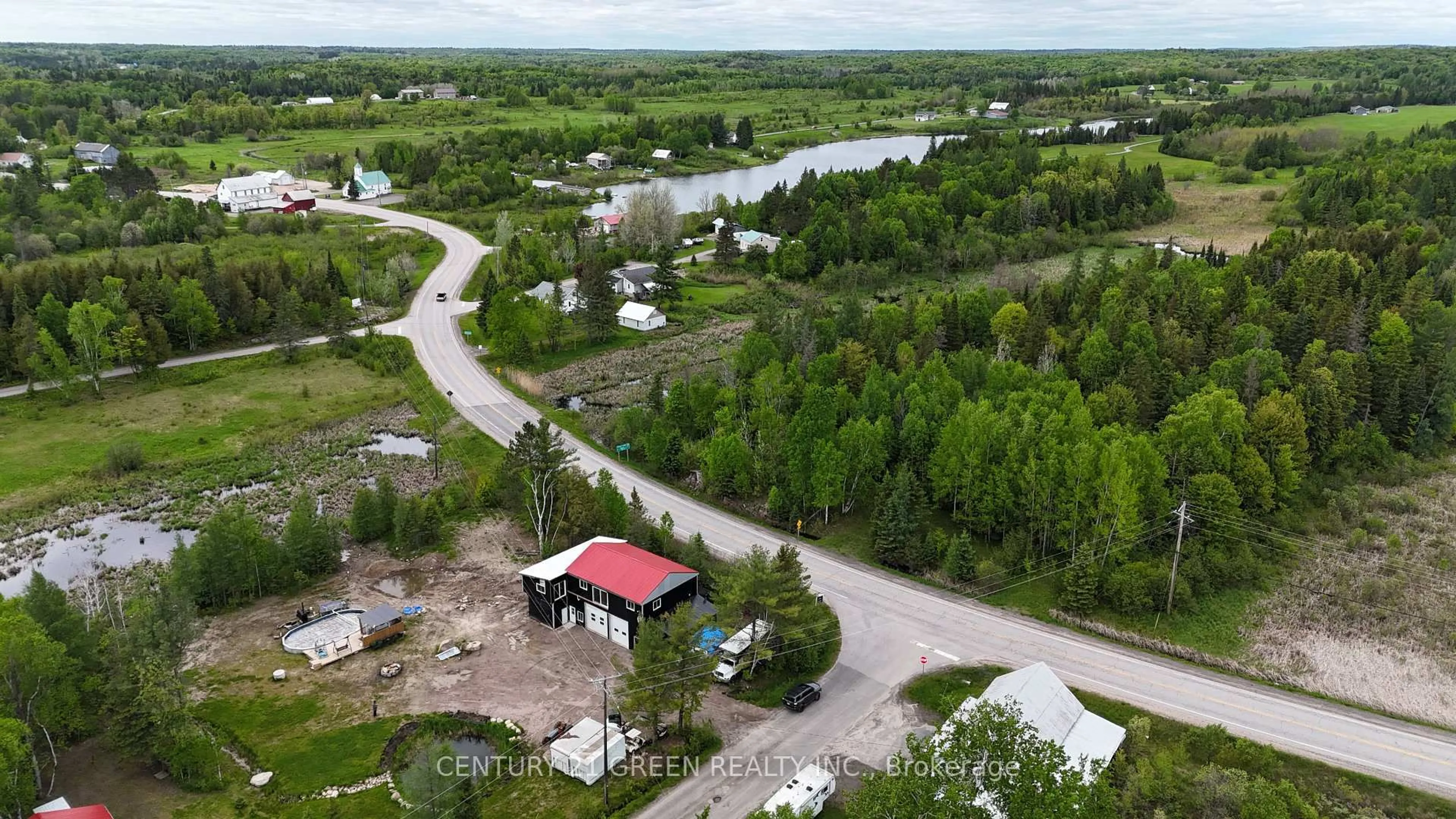 A pic from outside/outdoor area/front of a property/back of a property/a pic from drone, water/lake/river/ocean view for 6 Seagull Lake Rd, Parry Sound Remote Area Ontario P0H 1A0