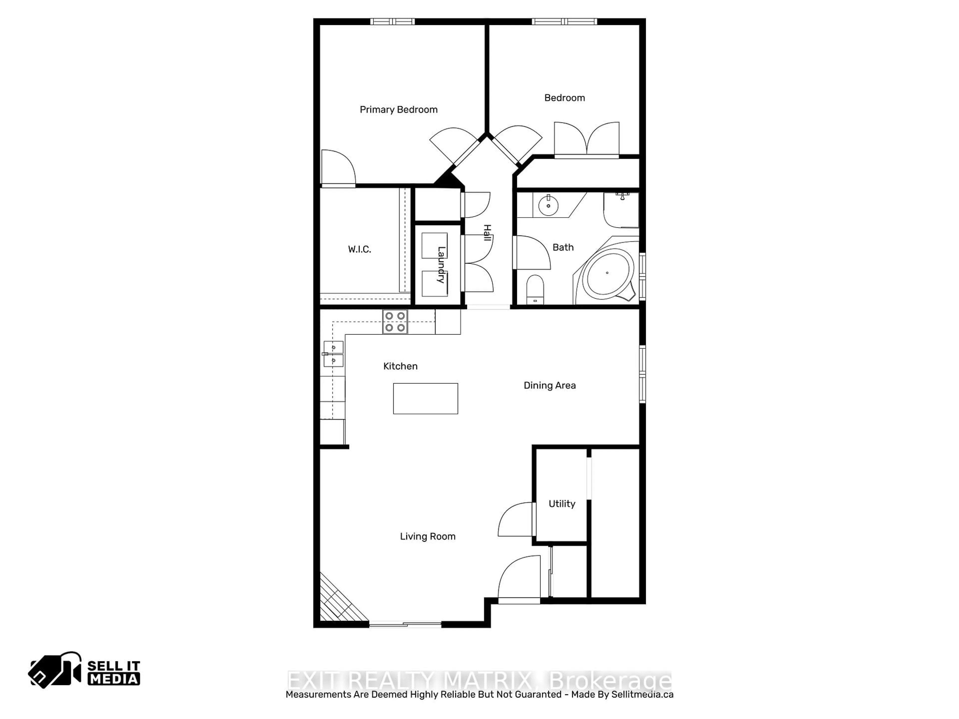 Floor plan for 193 Bourdeau Blvd #2, The Nation Ontario K0A 2M0