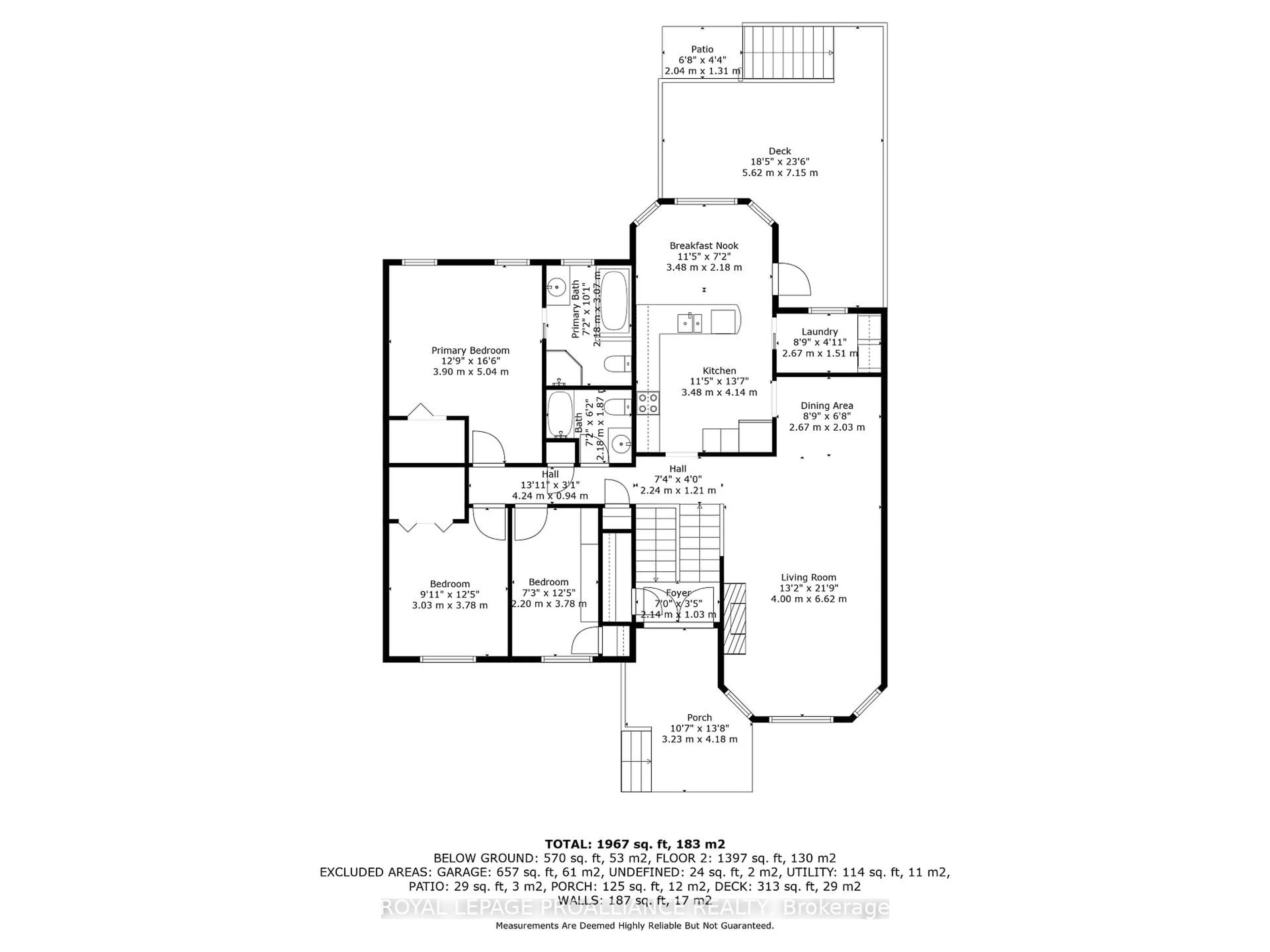 Floor plan for 10 Lenore Ave, Hamilton Township Ontario K9A 5M2