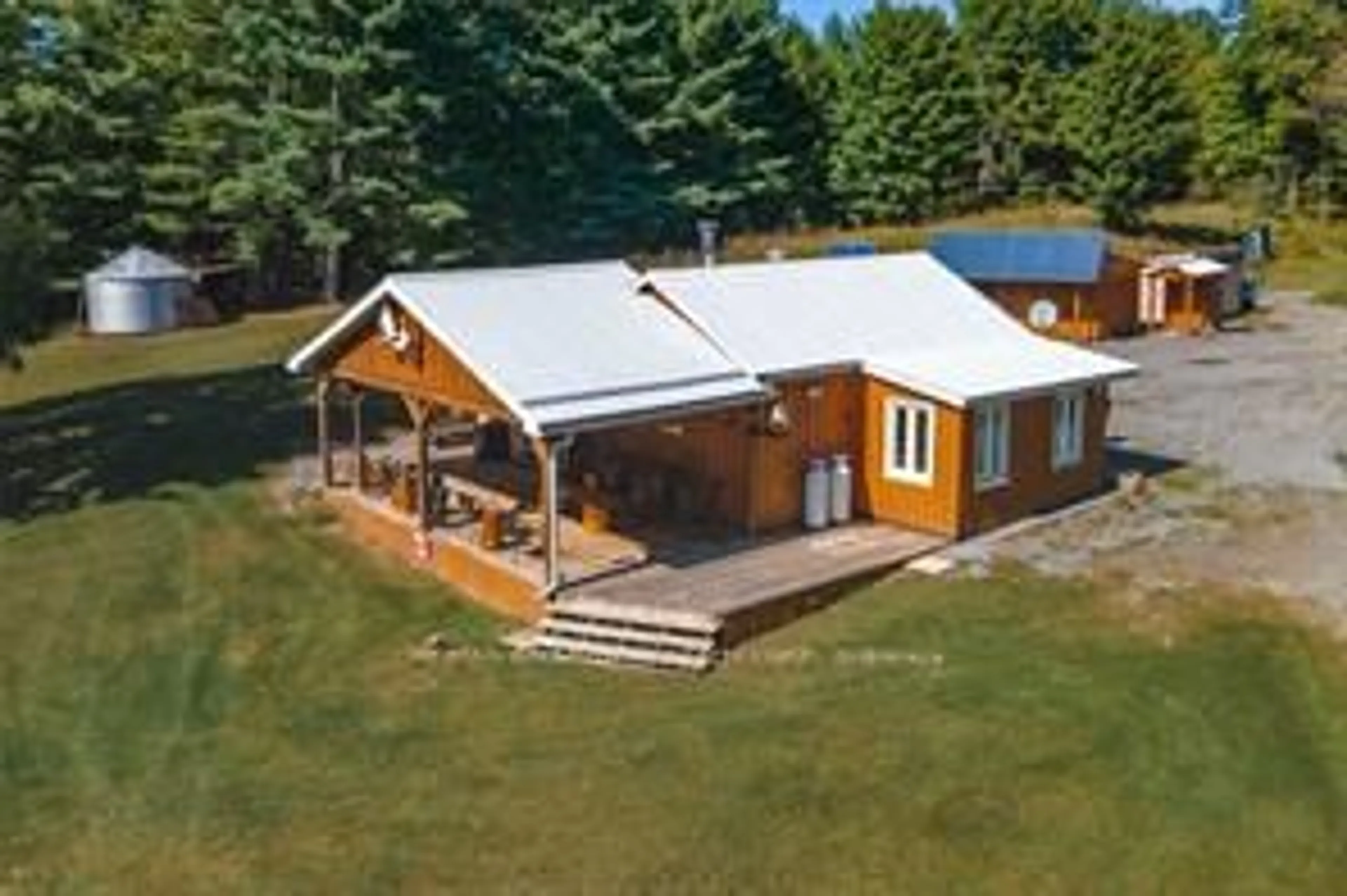 A pic from outside/outdoor area/front of a property/back of a property/a pic from drone, building for 1161 TURCOTTE Rd, Stone Mills Ontario K0K 2A0