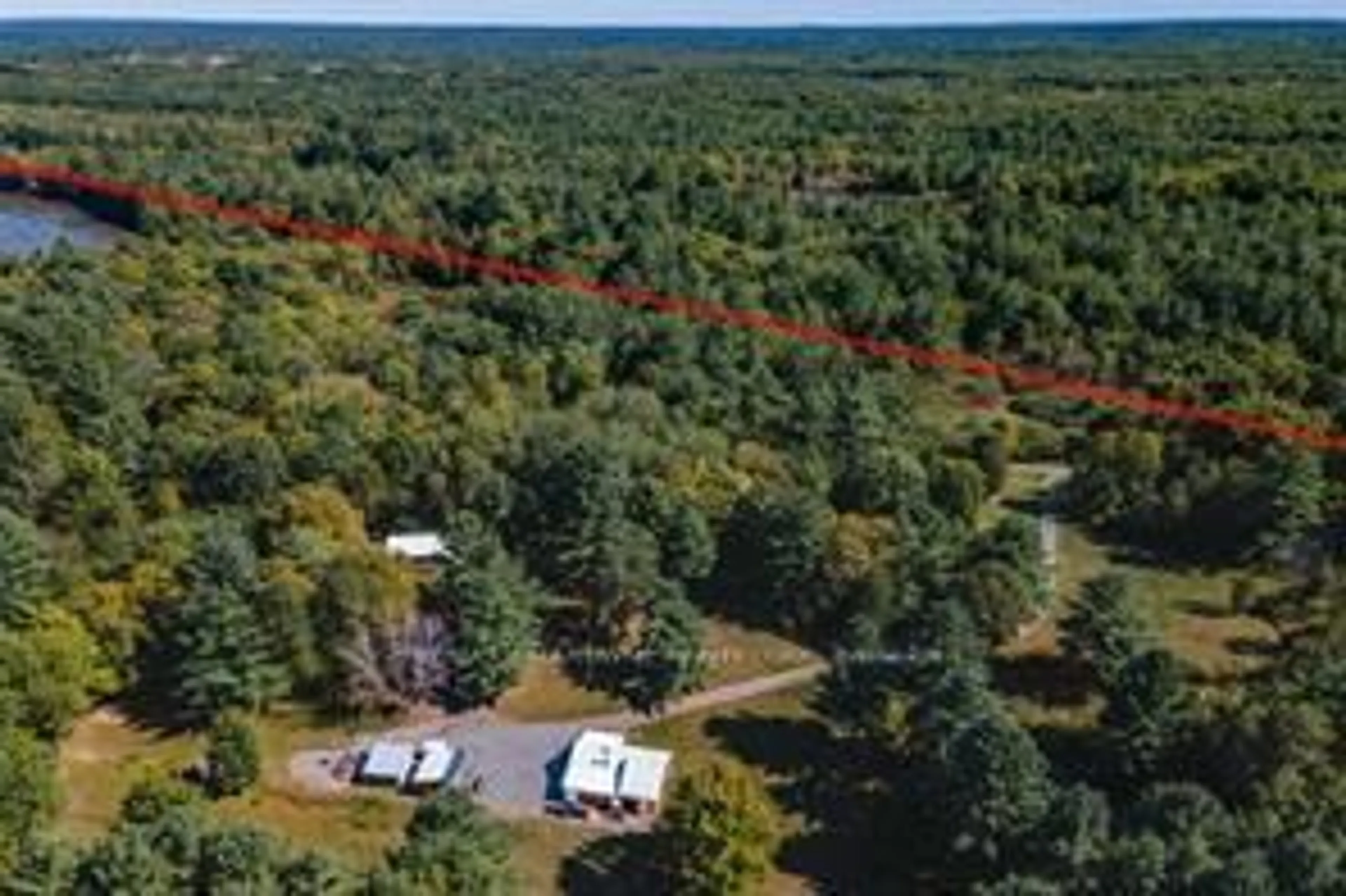 A pic from outside/outdoor area/front of a property/back of a property/a pic from drone, forest/trees view for 1161 TURCOTTE Rd, Stone Mills Ontario K0K 2A0
