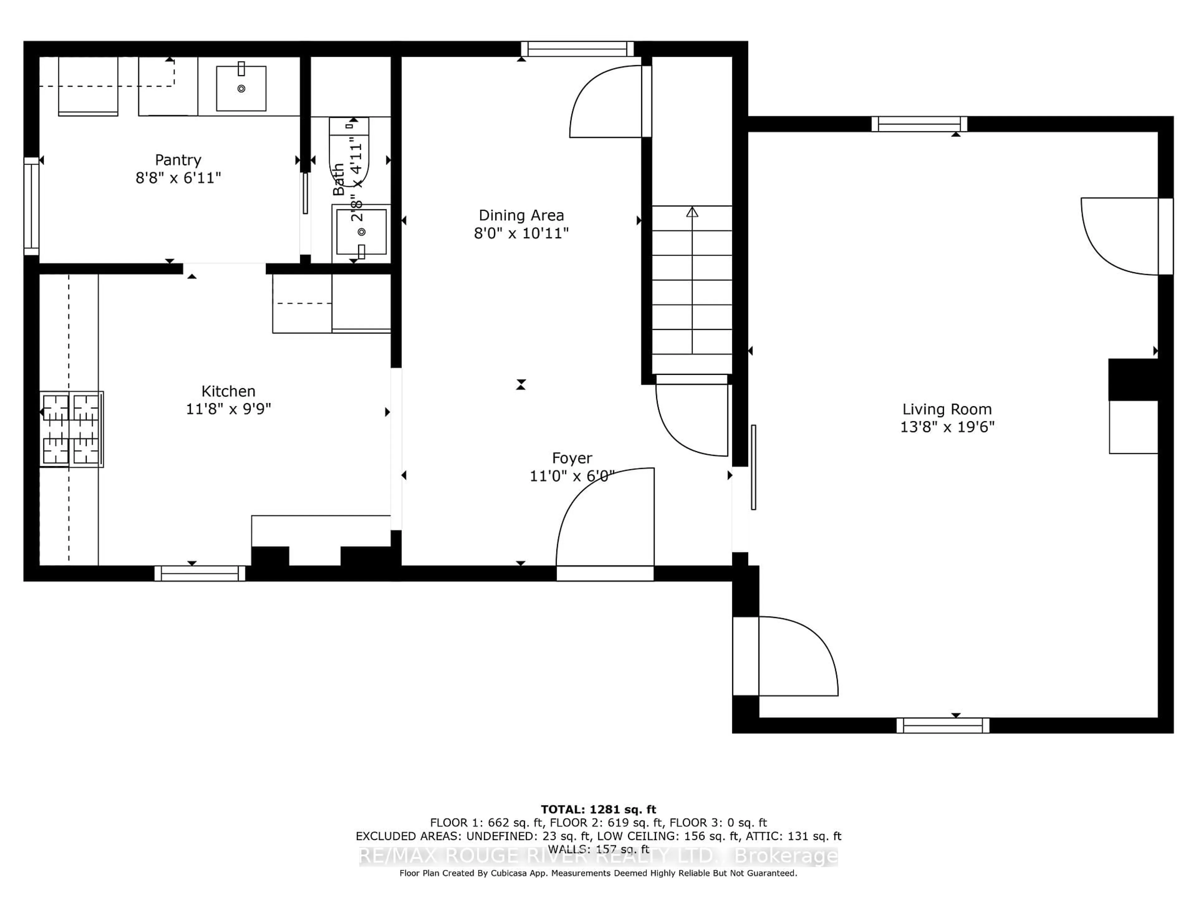 Floor plan for 469 Hopkins Ave, Peterborough Central Ontario K9H 2R9