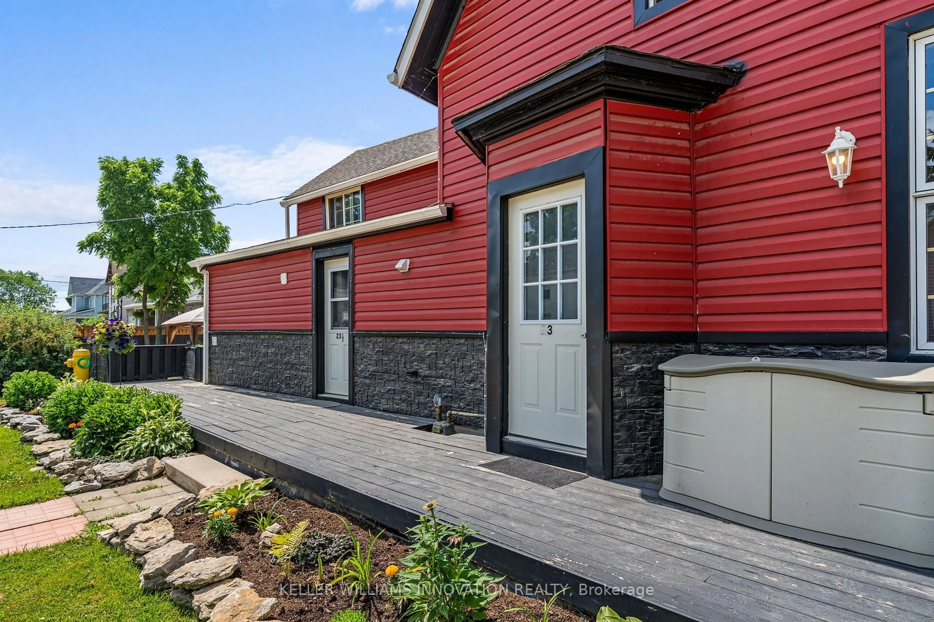 Home with brick exterior material, street for 23 Railway St, Haldimand Ontario N0A 1H0