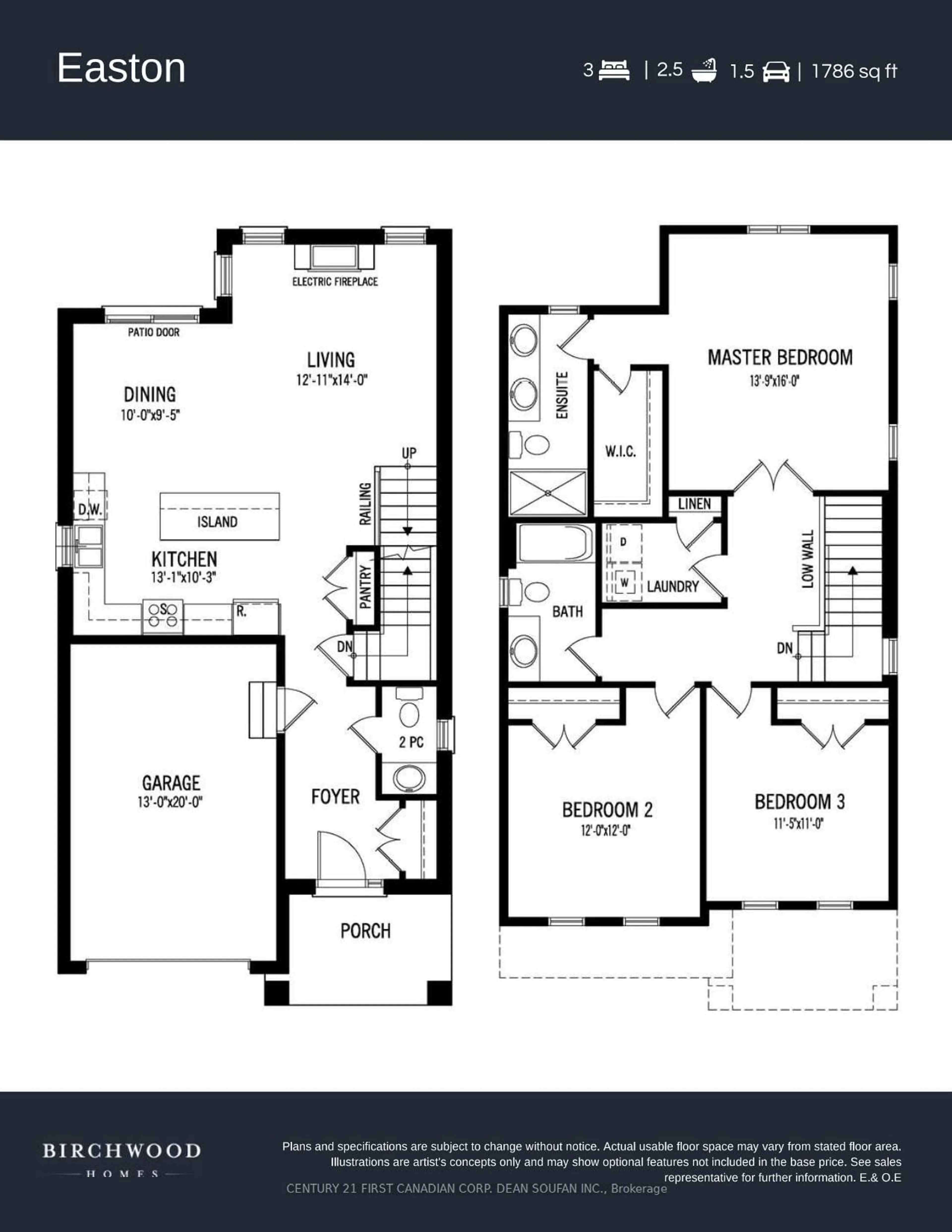 Floor plan for 6271 Royal Magnolia Ave, London South Ontario N6P 0J6
