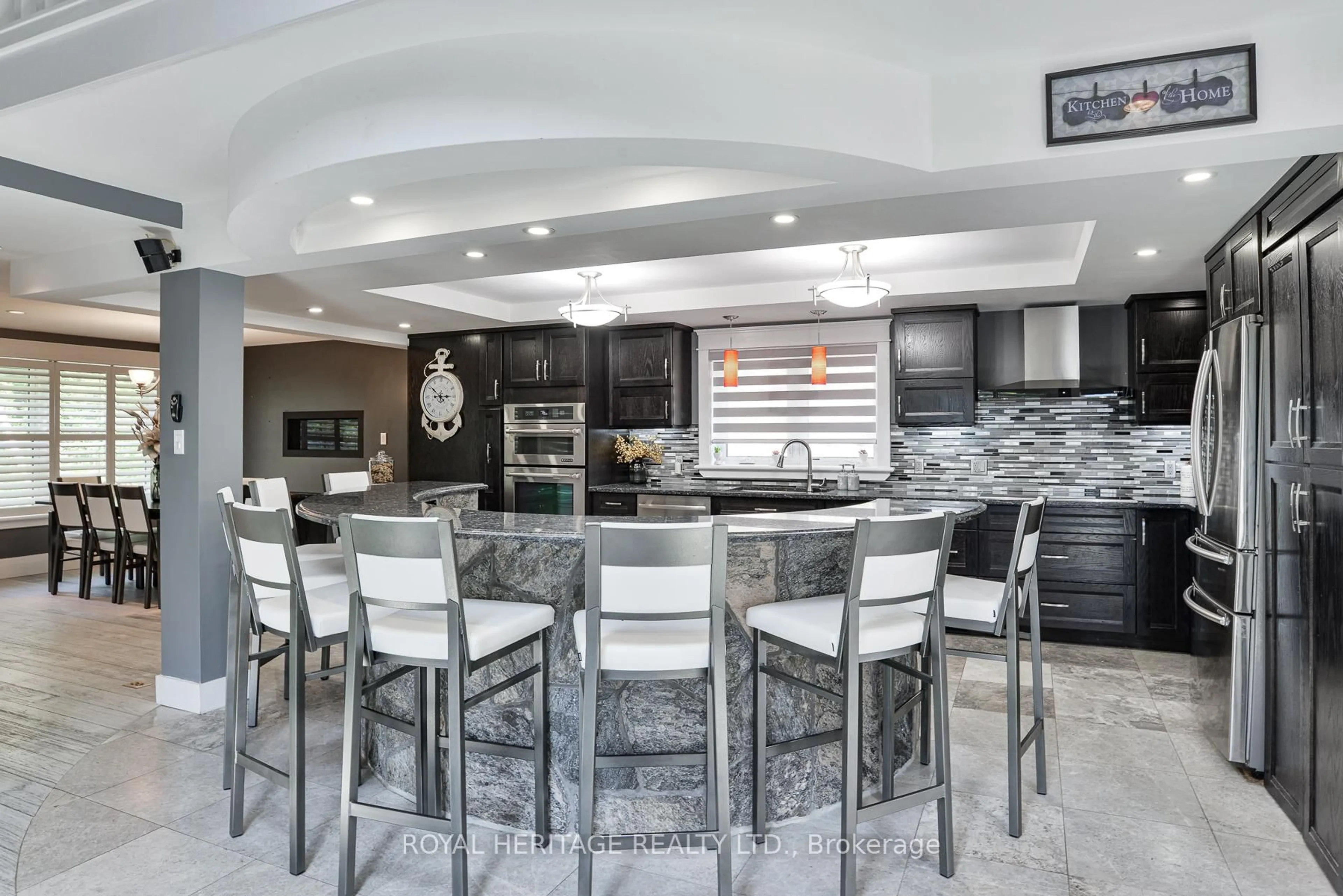 Contemporary kitchen, ceramic/tile floor for 120 Hutcheson Beach Rd, Huntsville Ontario P1H 1N4