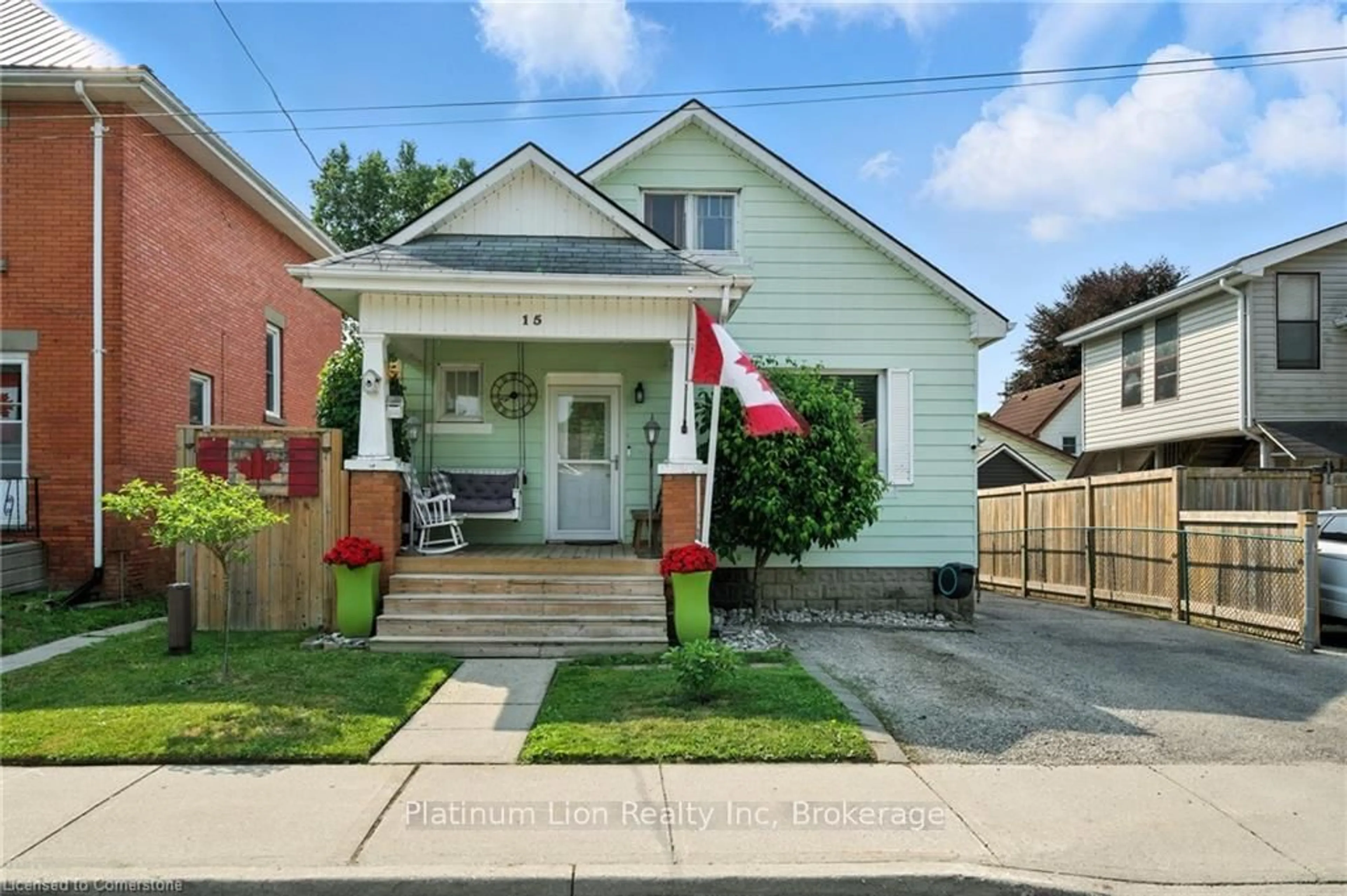 Home with brick exterior material, street for 15 Wolf St, Tillsonburg Ontario N4G 1S2
