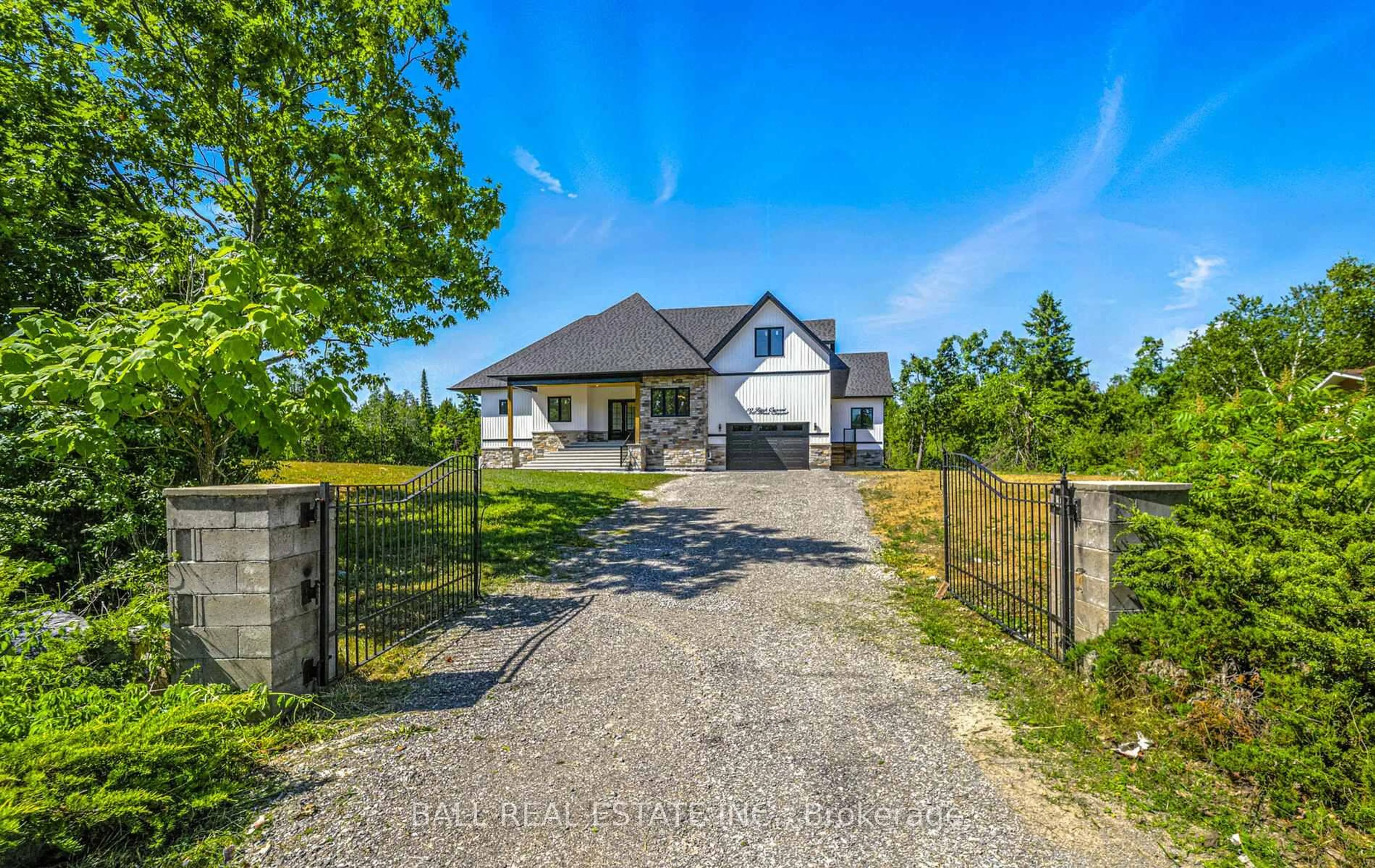 A pic from outside/outdoor area/front of a property/back of a property/a pic from drone, unknown for 80 Birch Cres, Kawartha Lakes Ontario K0M 1A0