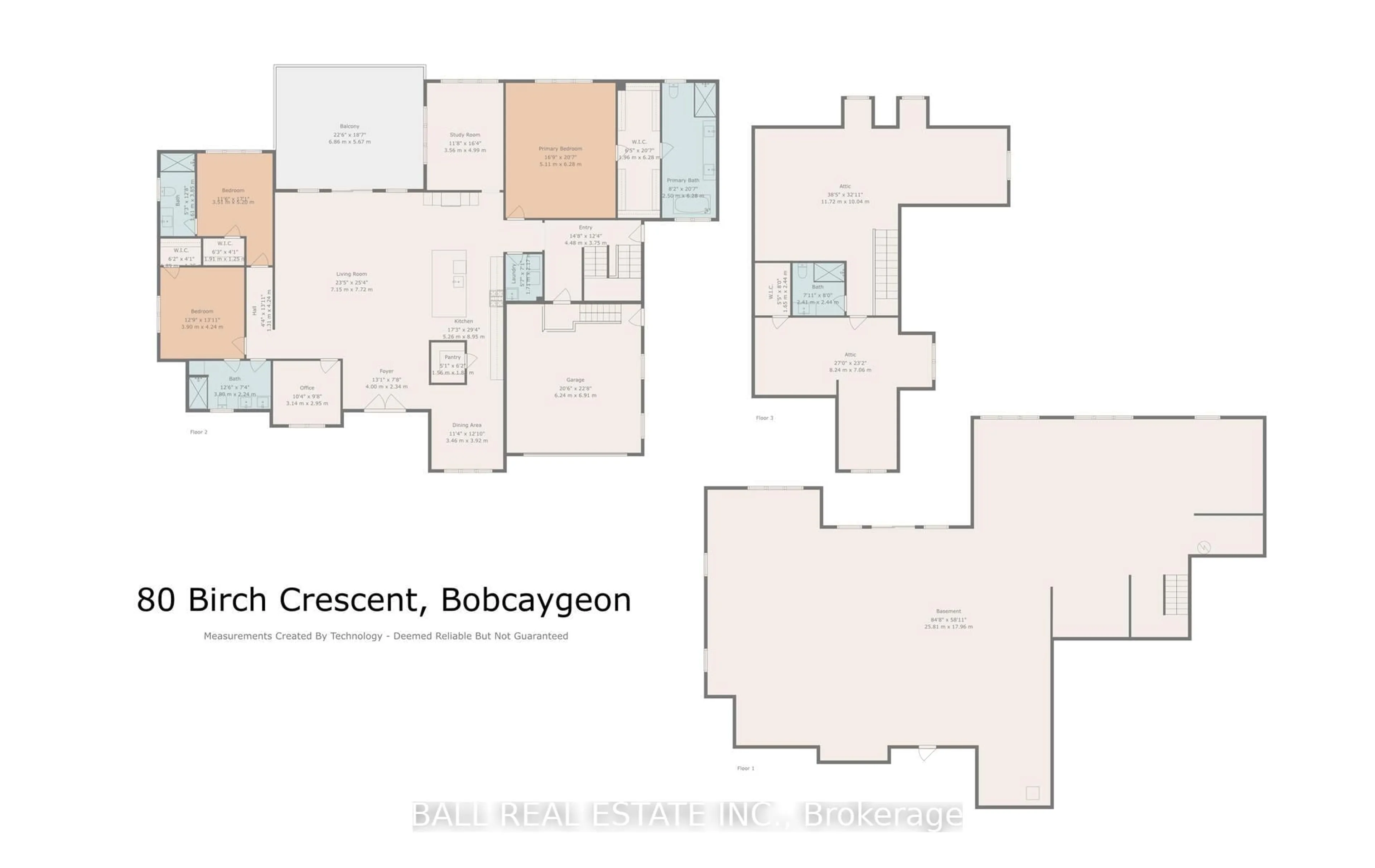 Floor plan for 80 Birch Cres, Kawartha Lakes Ontario K0M 1A0