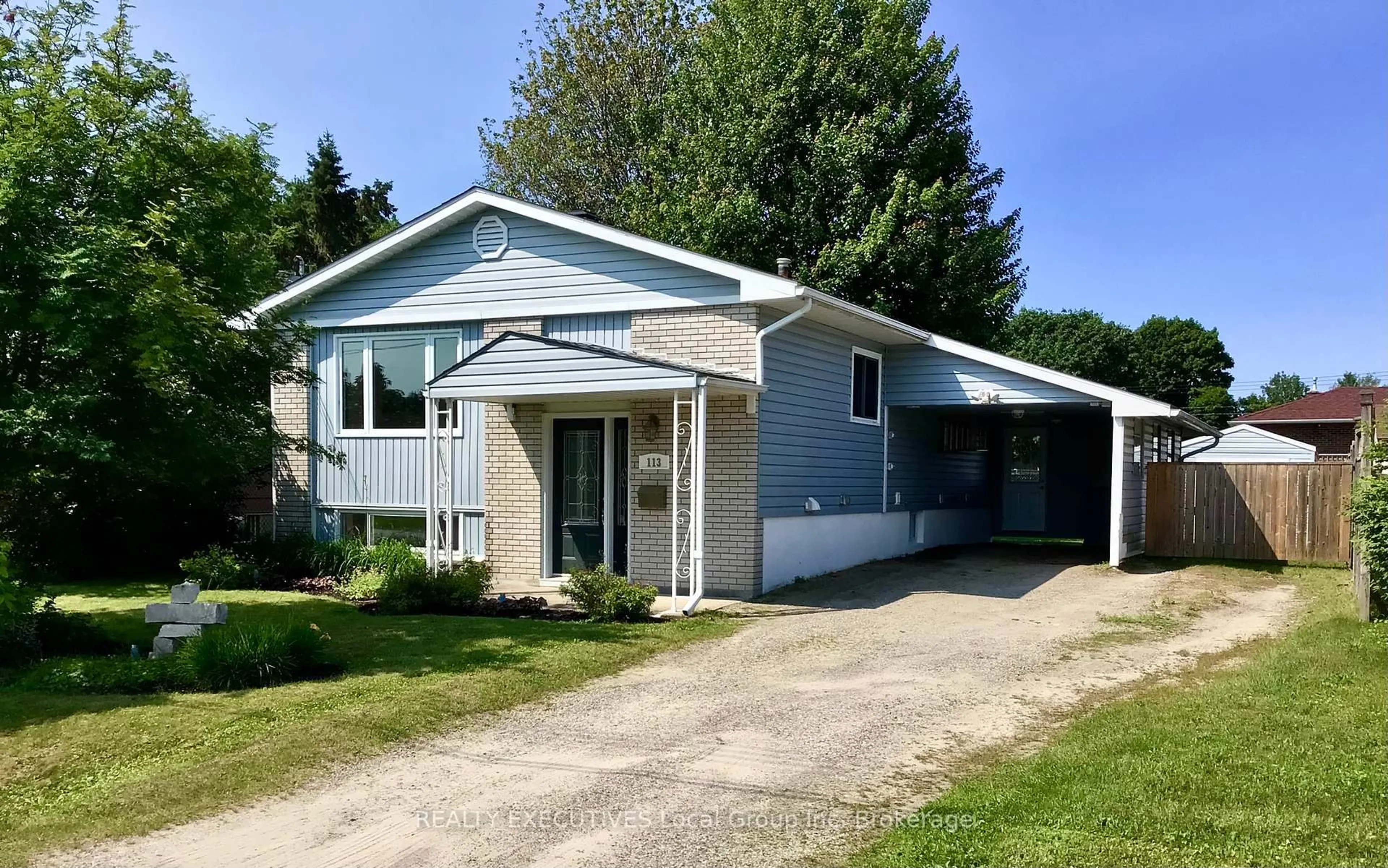 Home with vinyl exterior material, street for 113 Strathcona Dr, North Bay Ontario P1A 2N5