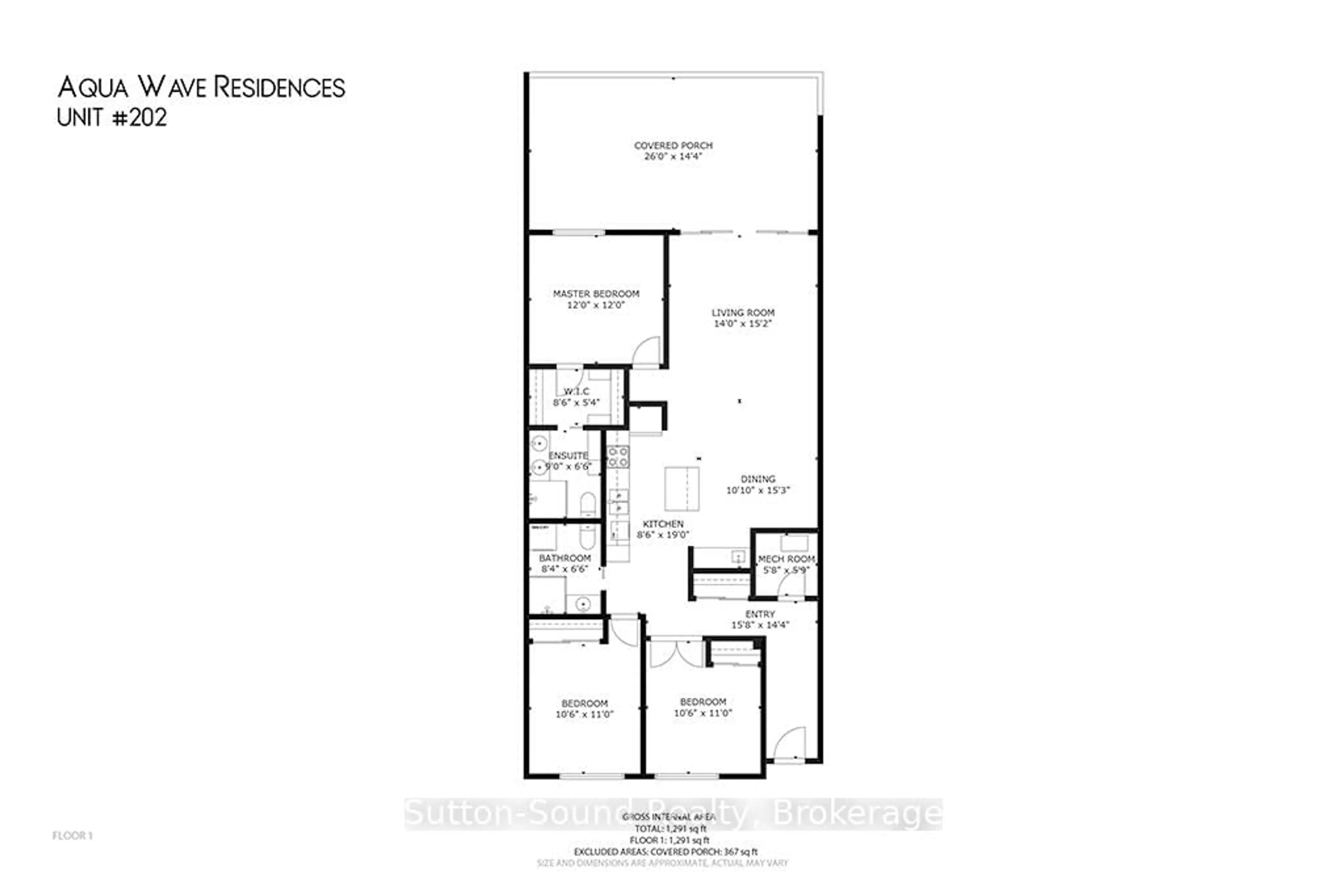 Floor plan for 535 Isaac St #202, South Bruce Peninsula Ontario N0H 2T0