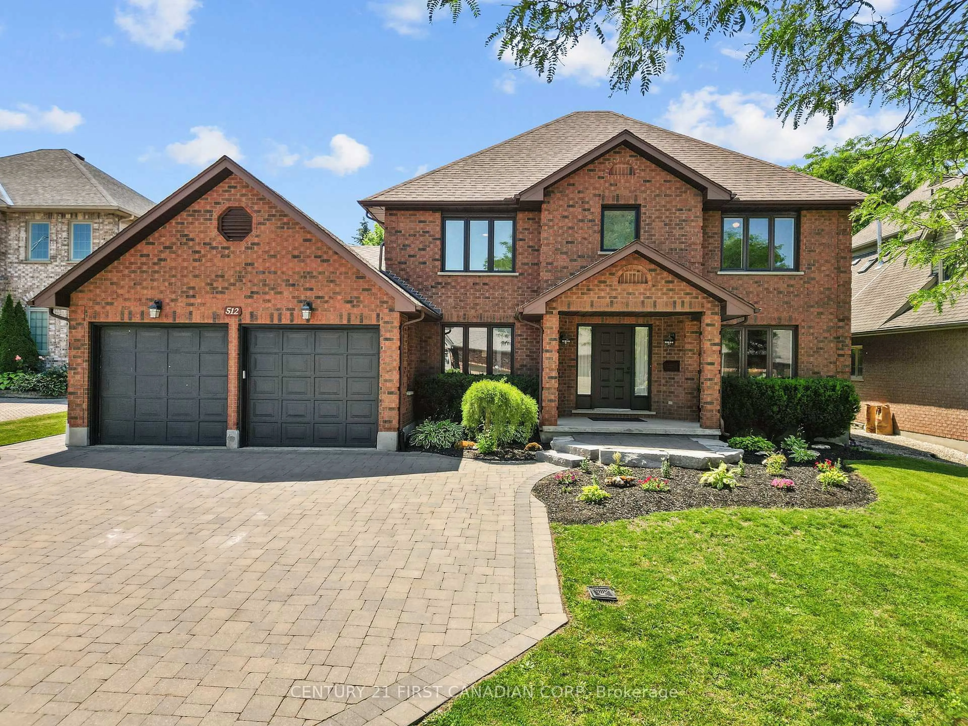 Home with brick exterior material, street for 512 Rosecliffe Terr, London South Ontario N6K 4H5