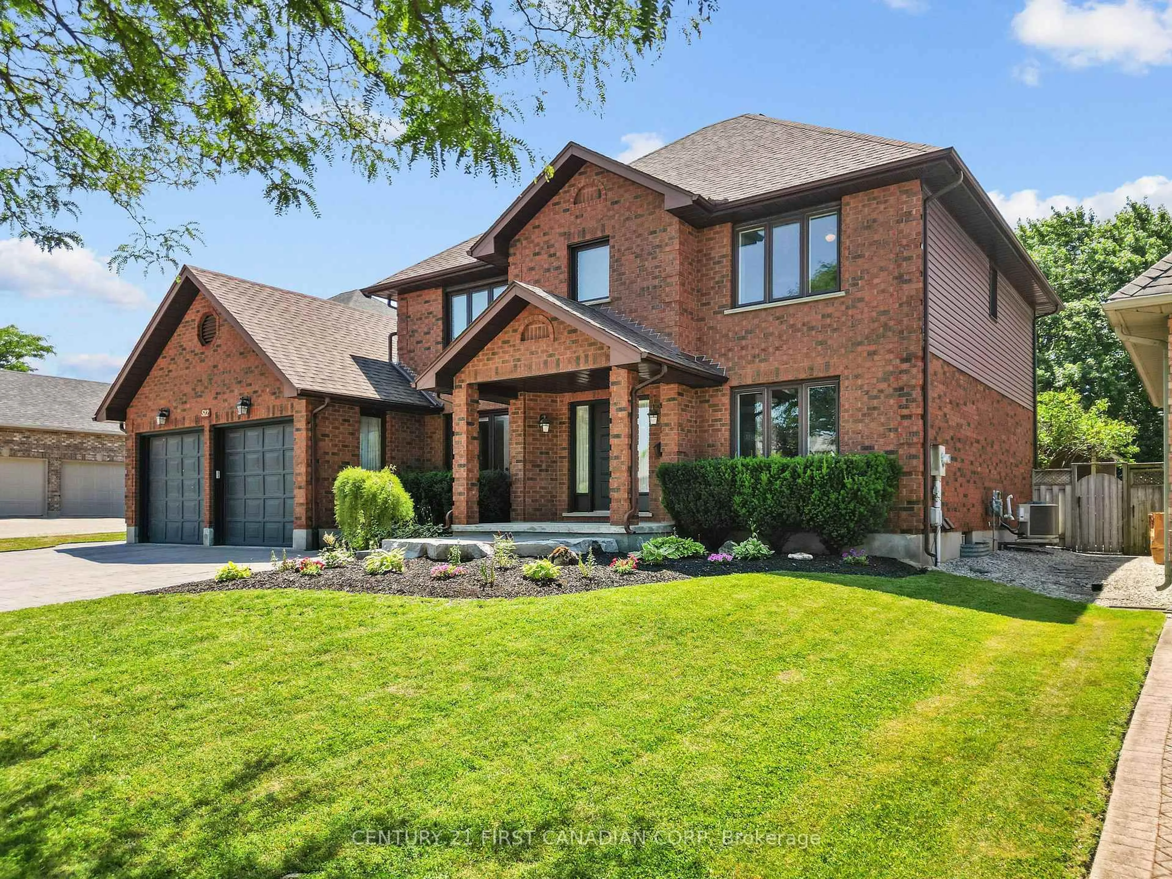 Home with brick exterior material, street for 512 Rosecliffe Terr, London South Ontario N6K 4H5