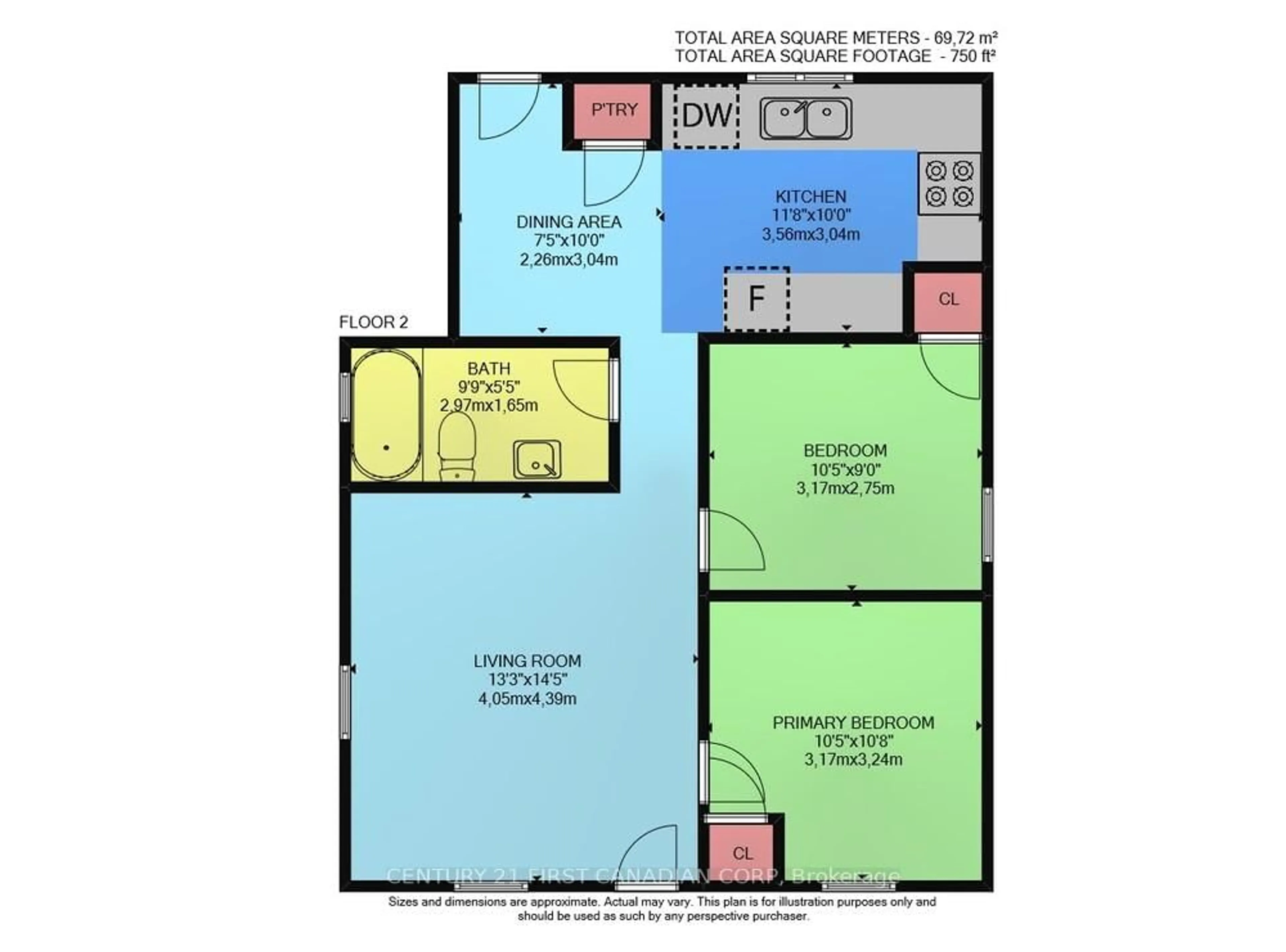 Floor plan for 128 Adelaide St, London Ontario N6B 3G8