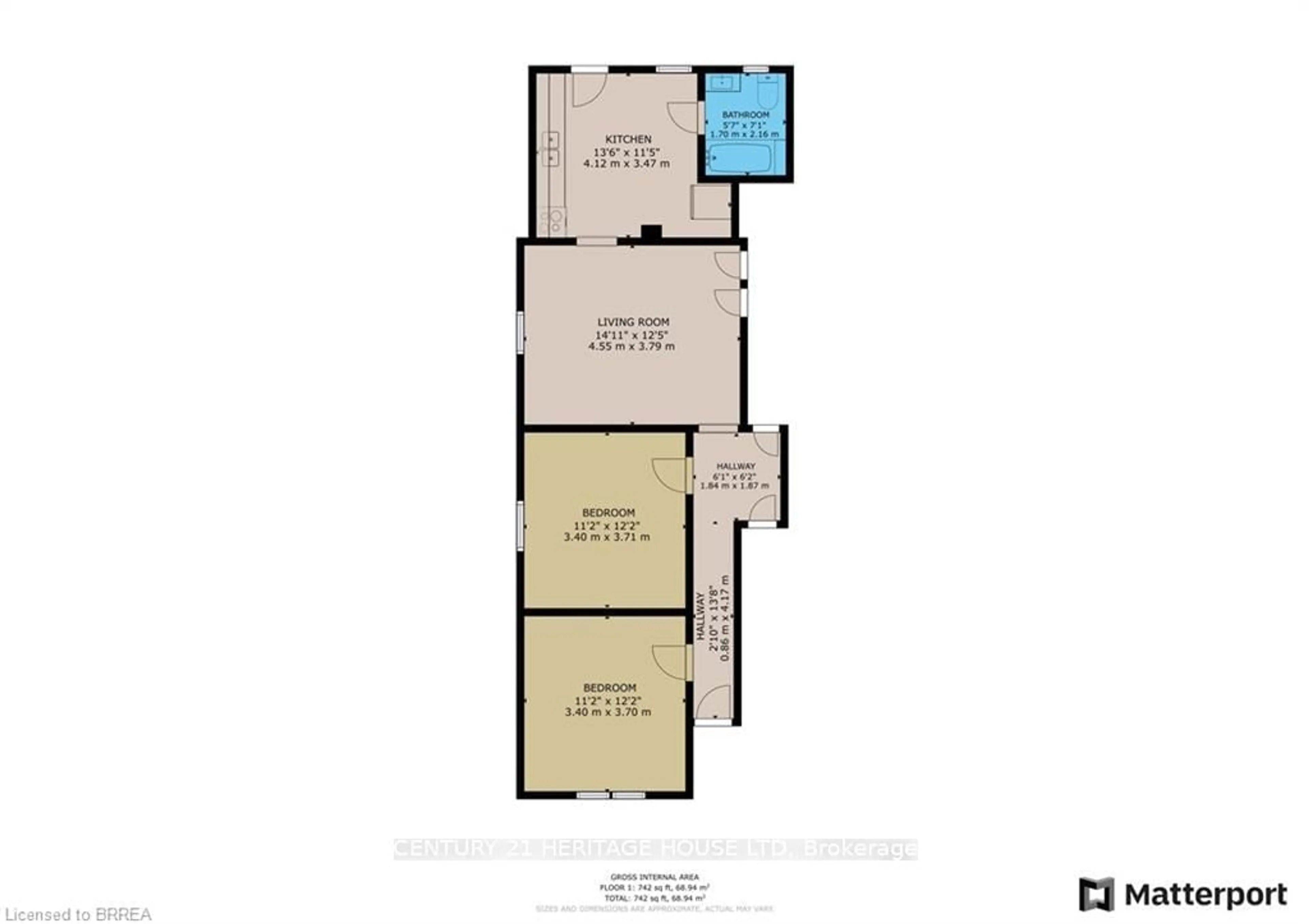 Floor plan for 174 Darling St, Brant Ontario N3S 3W6