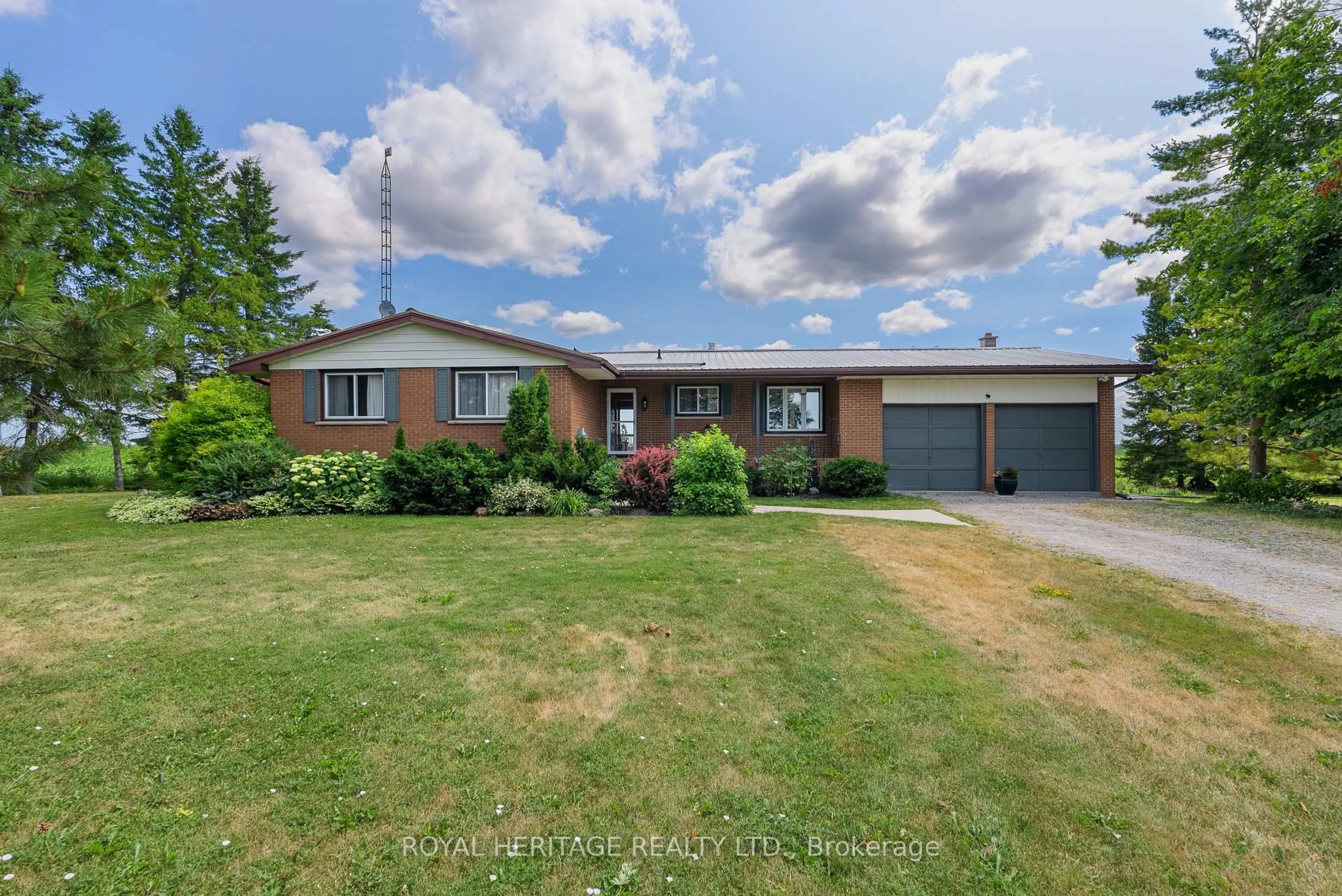 A pic from outside/outdoor area/front of a property/back of a property/a pic from drone, street for 844 Eldon Rd, Kawartha Lakes Ontario K0M 2M0