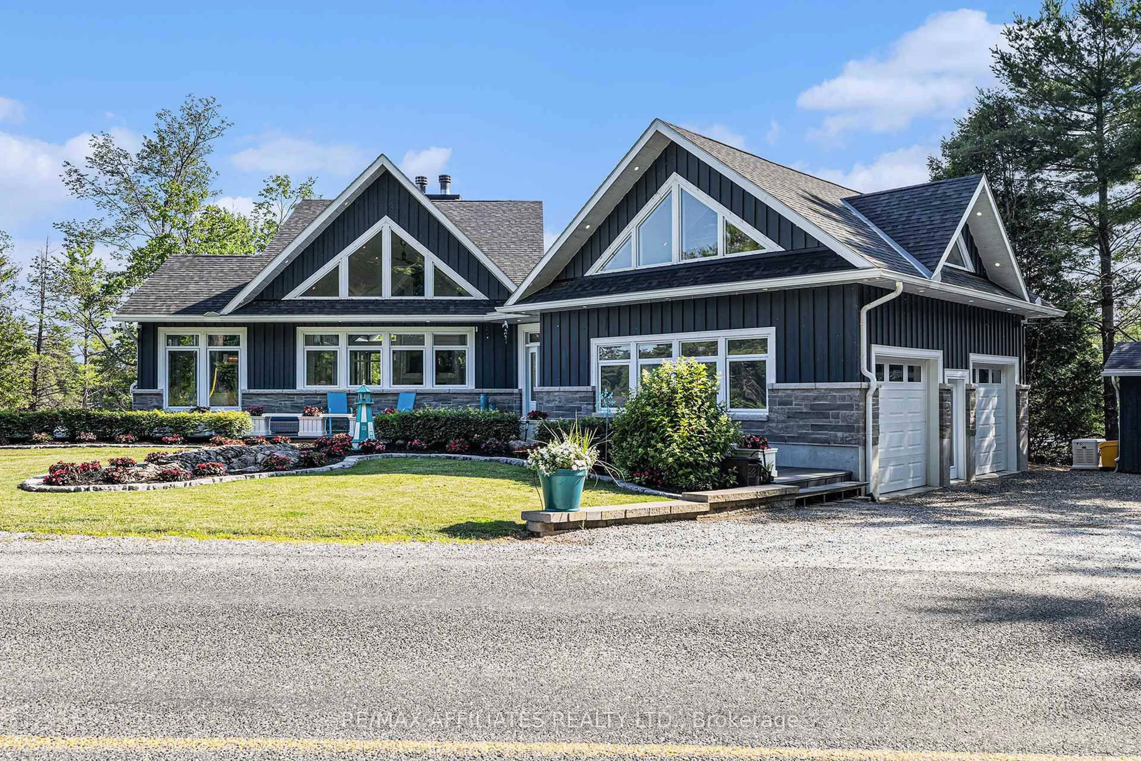 Home with vinyl exterior material, street for 4339 South Lavant Rd, Lanark Ontario K0G 1K0