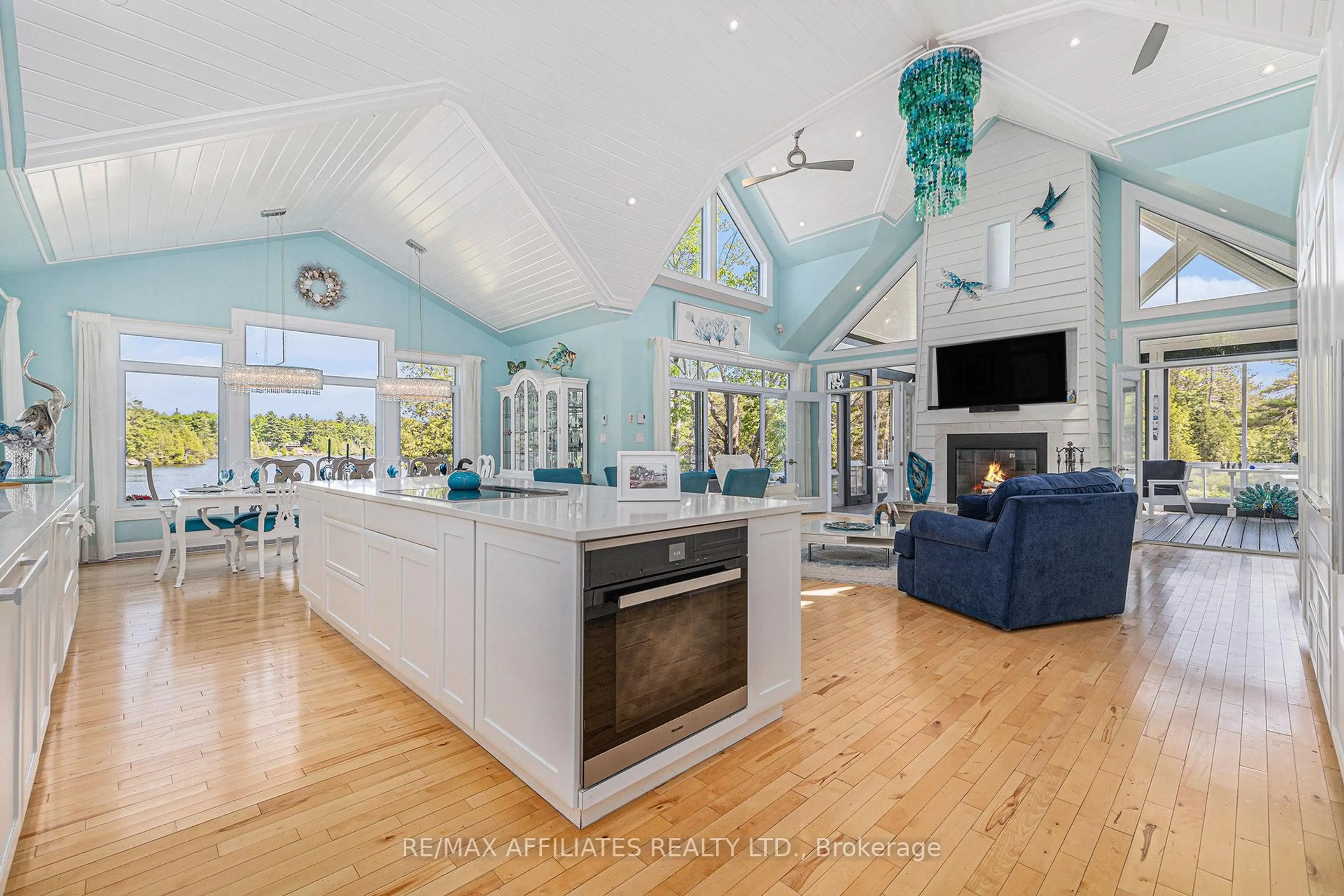 Open concept kitchen, ceramic/tile floor for 4339 South Lavant Rd, Lanark Ontario K0G 1K0
