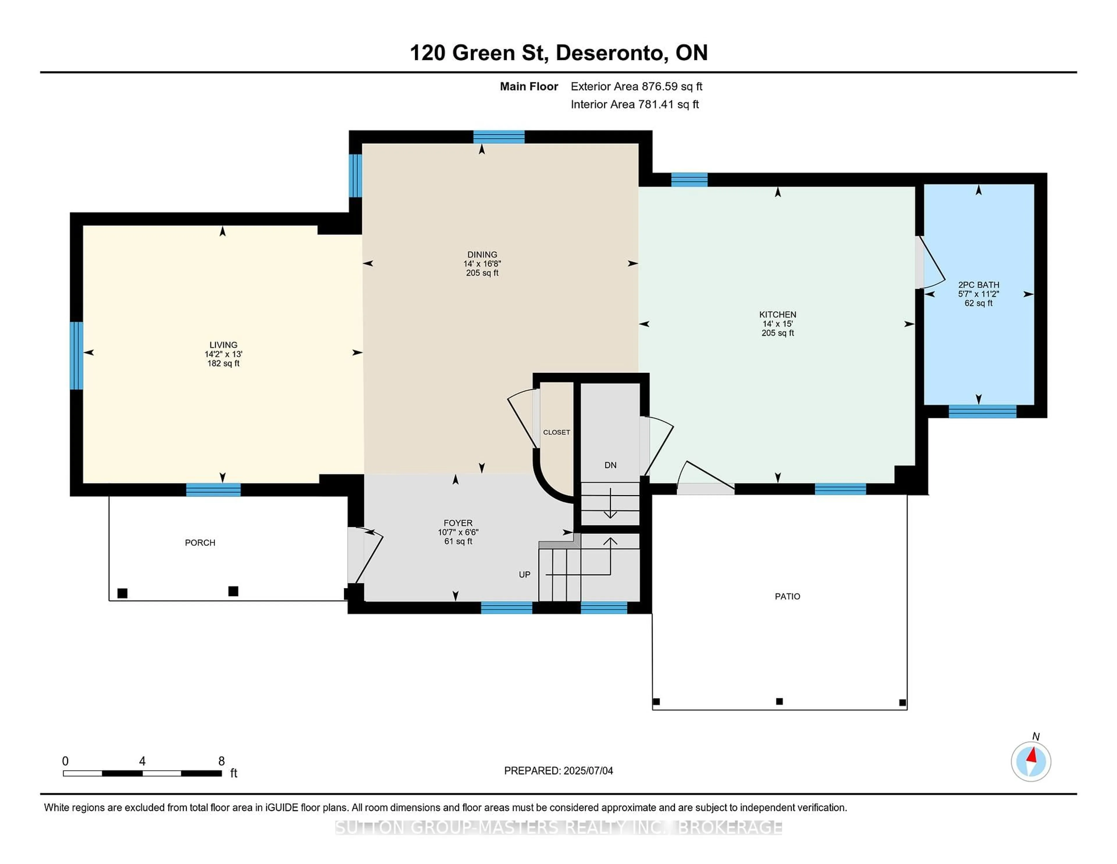 Floor plan for 120 Green St, Deseronto Ontario K0K 1X0