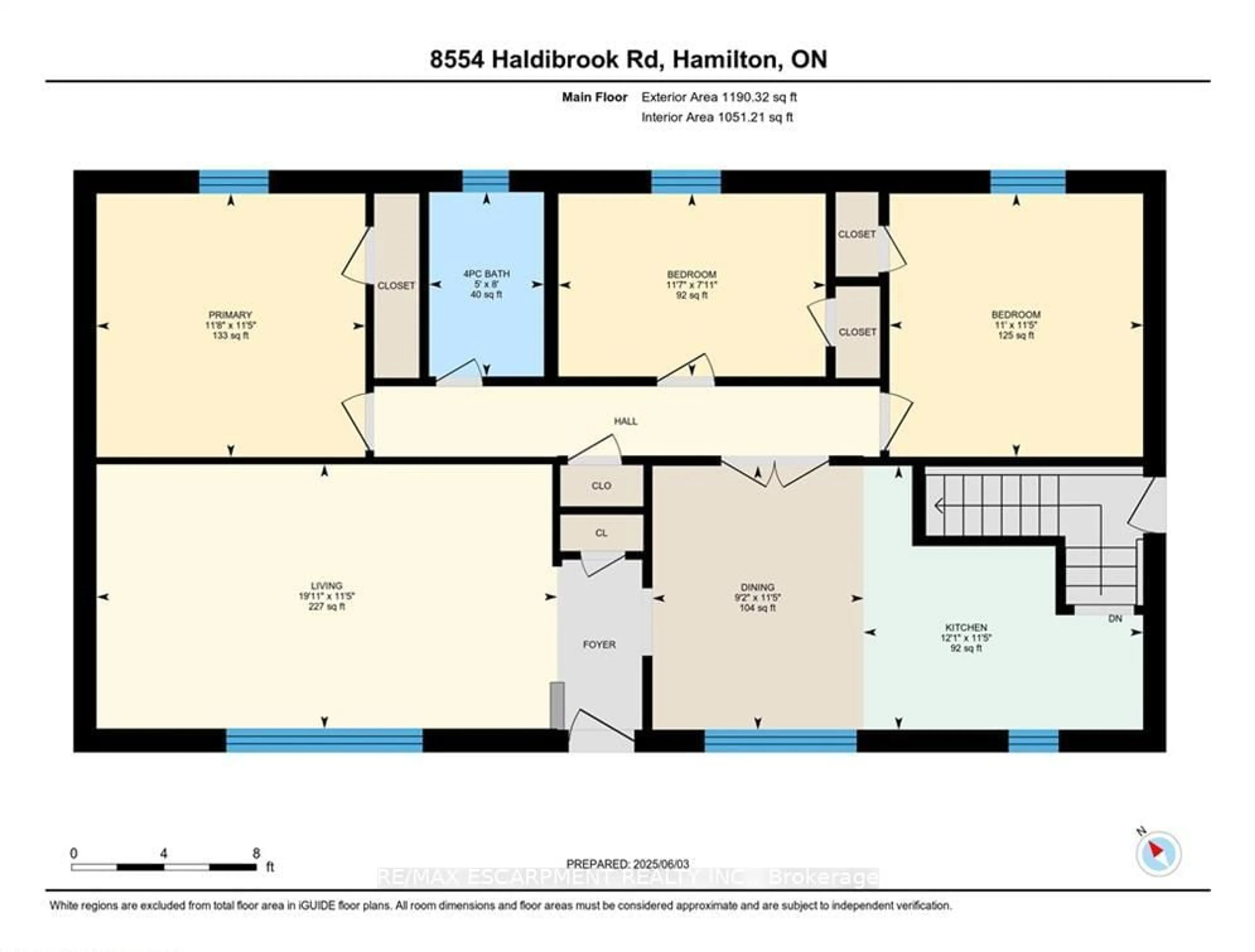 Floor plan for 8554 HALDIBROOK Rd, Hamilton Ontario N3W 2G8