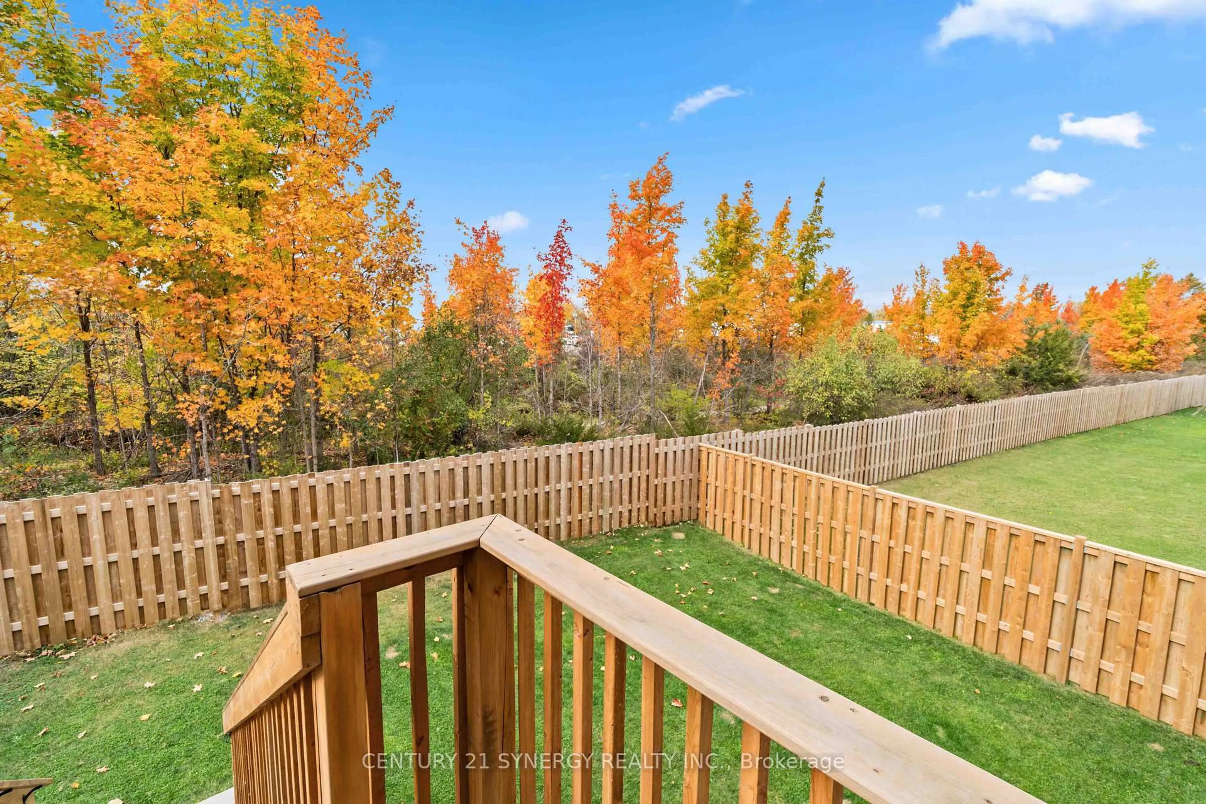 Patio, forest/trees view for 10 Staples Blvd, Smiths Falls Ontario K7A 0B6