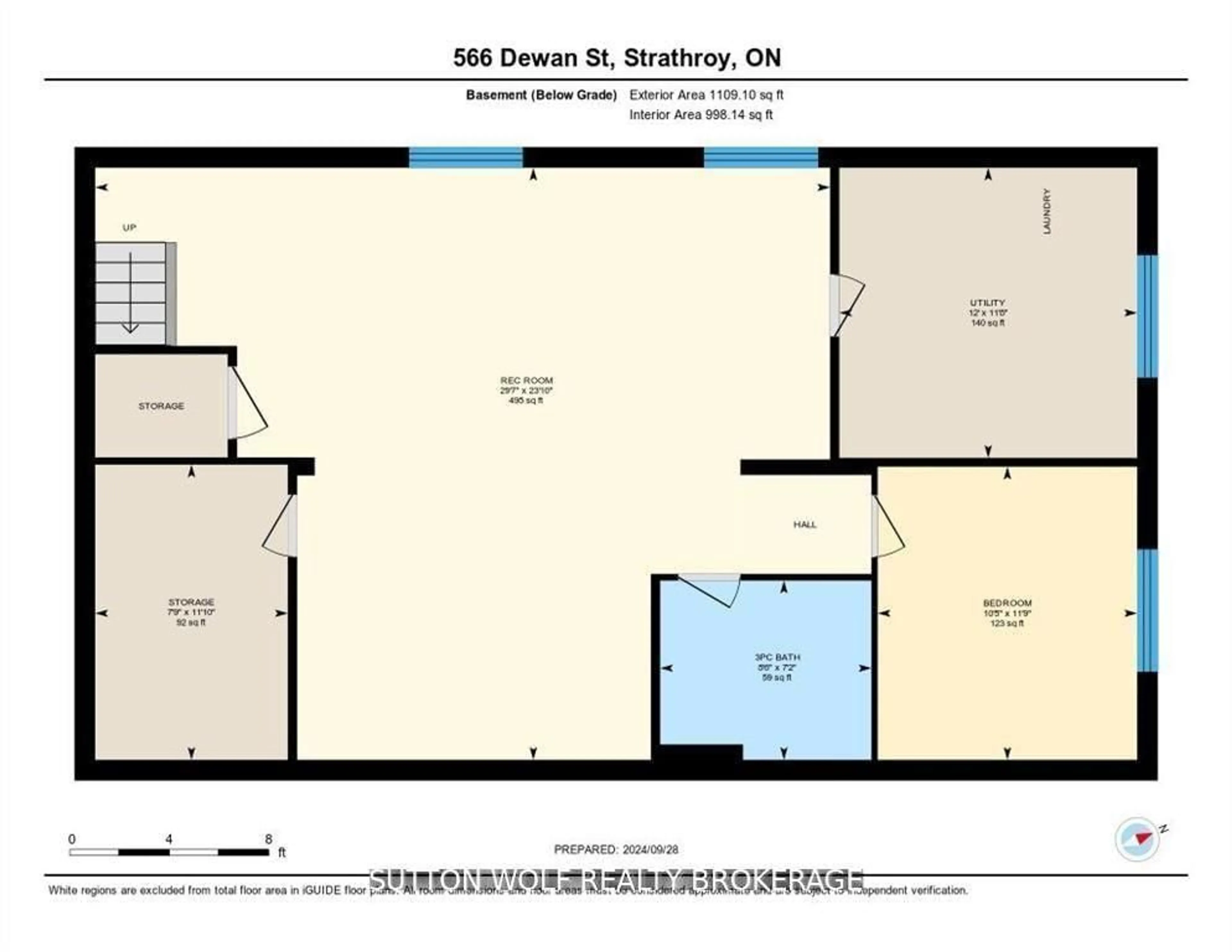 Floor plan for 566 Dewan St, Strathroy-Caradoc Ontario N7G 3C7