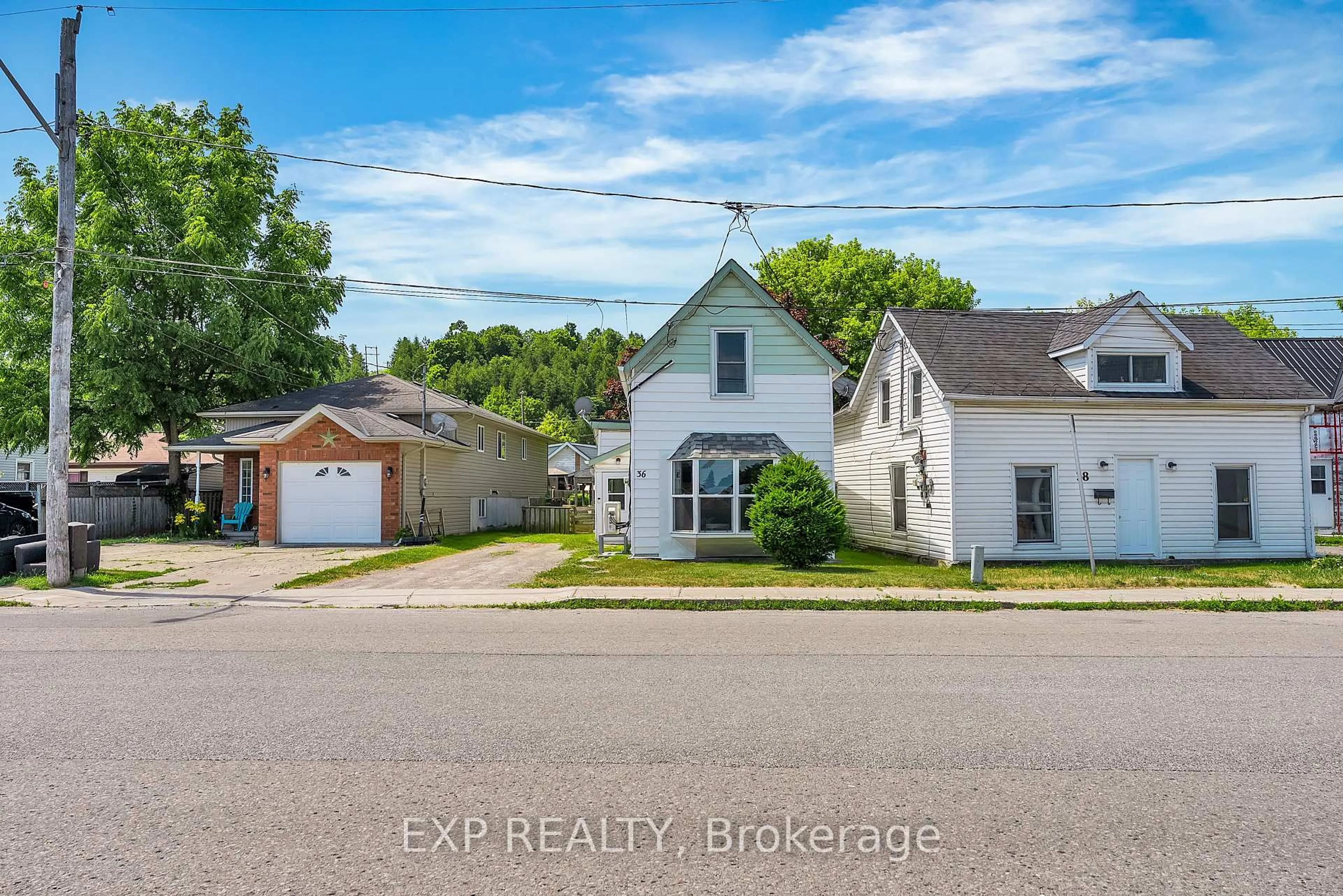A pic from outside/outdoor area/front of a property/back of a property/a pic from drone, street for 36 Stanley St, Quinte West Ontario K8V 4V2