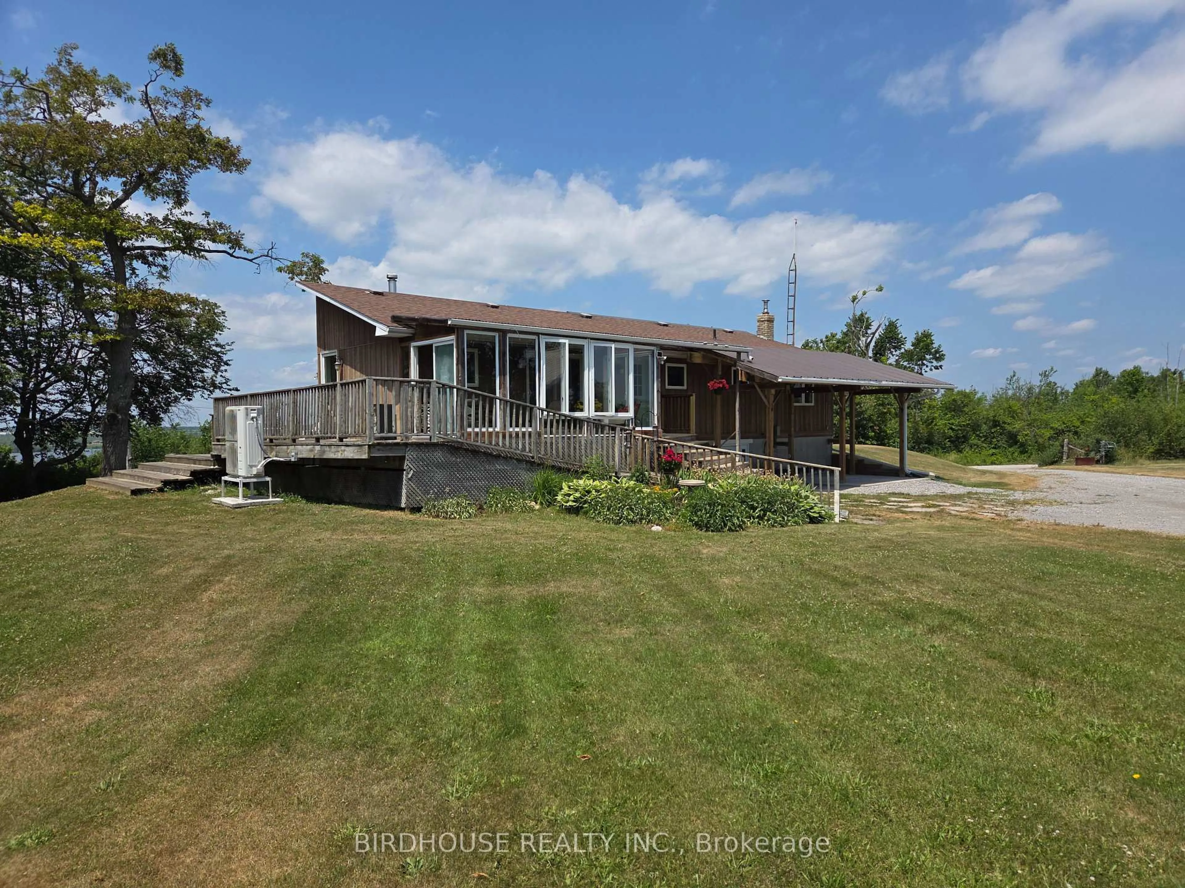 A pic from outside/outdoor area/front of a property/back of a property/a pic from drone, water/lake/river/ocean view for 53 Maple Grove Rd, Kawartha Lakes Ontario K0M 1L0