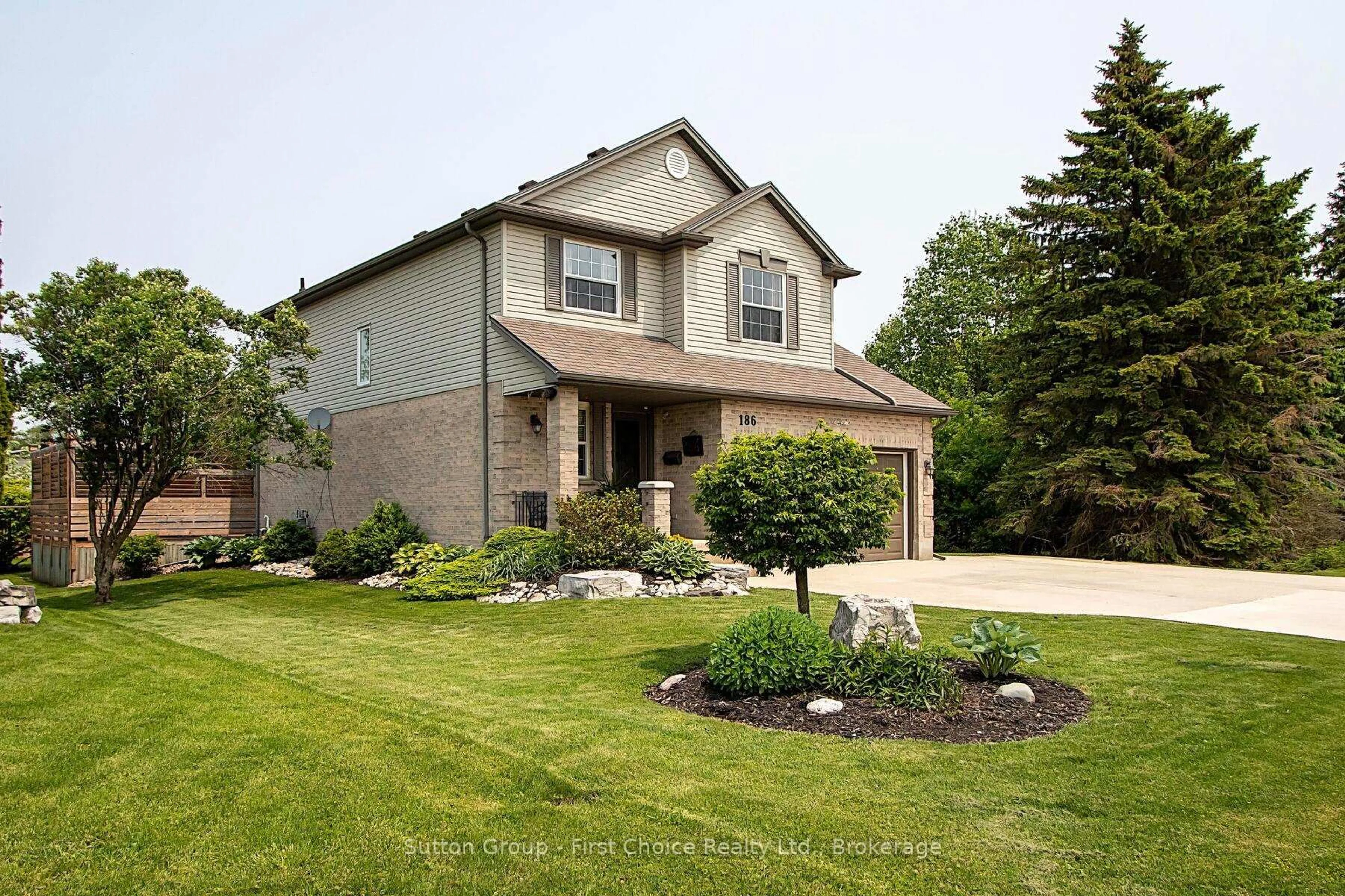 Home with brick exterior material, street for 186 Waterloo St, South Huron Ontario N0M 1S2