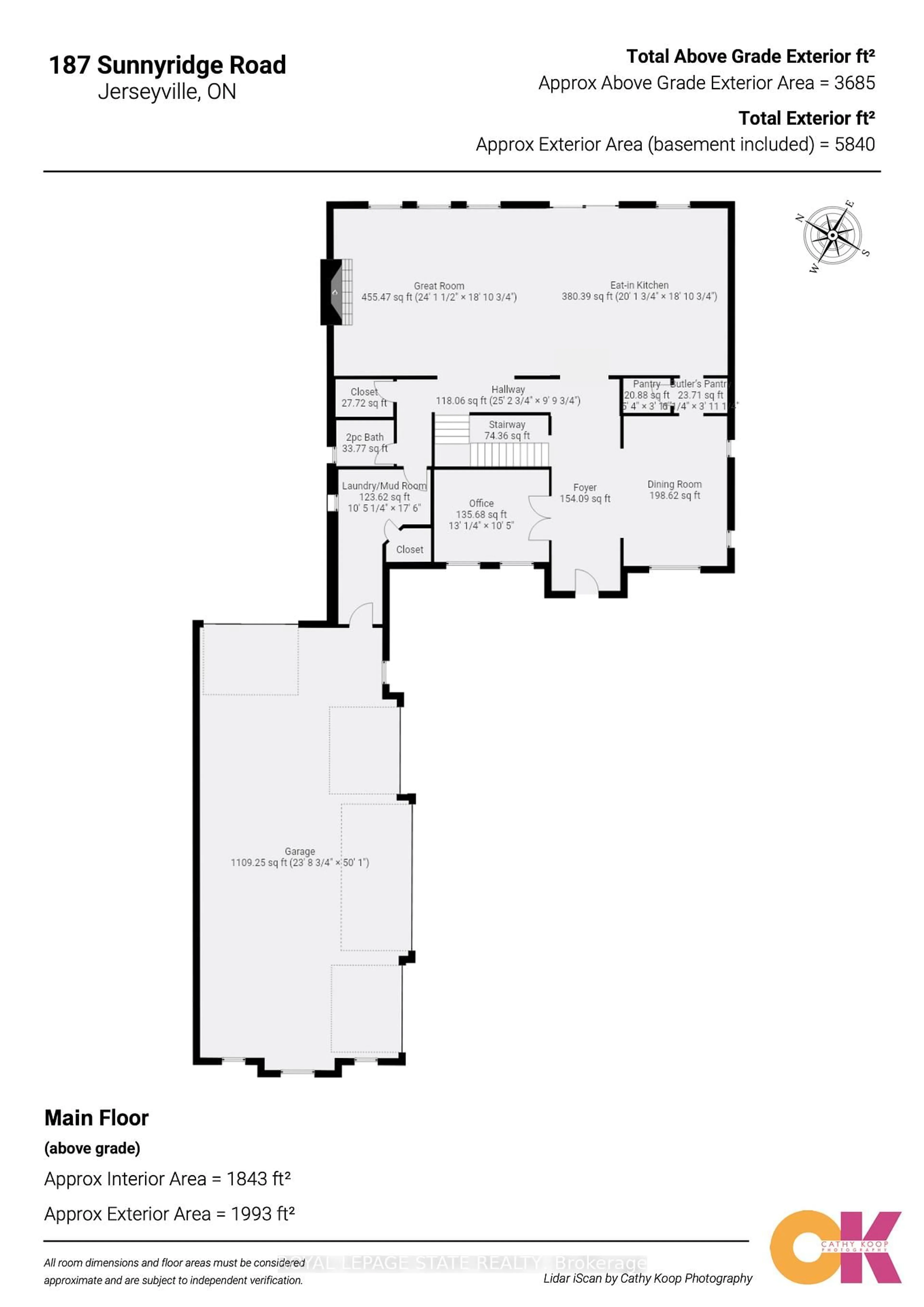 Floor plan for 187 Sunnyridge Rd, Hamilton Ontario L0R 1R0