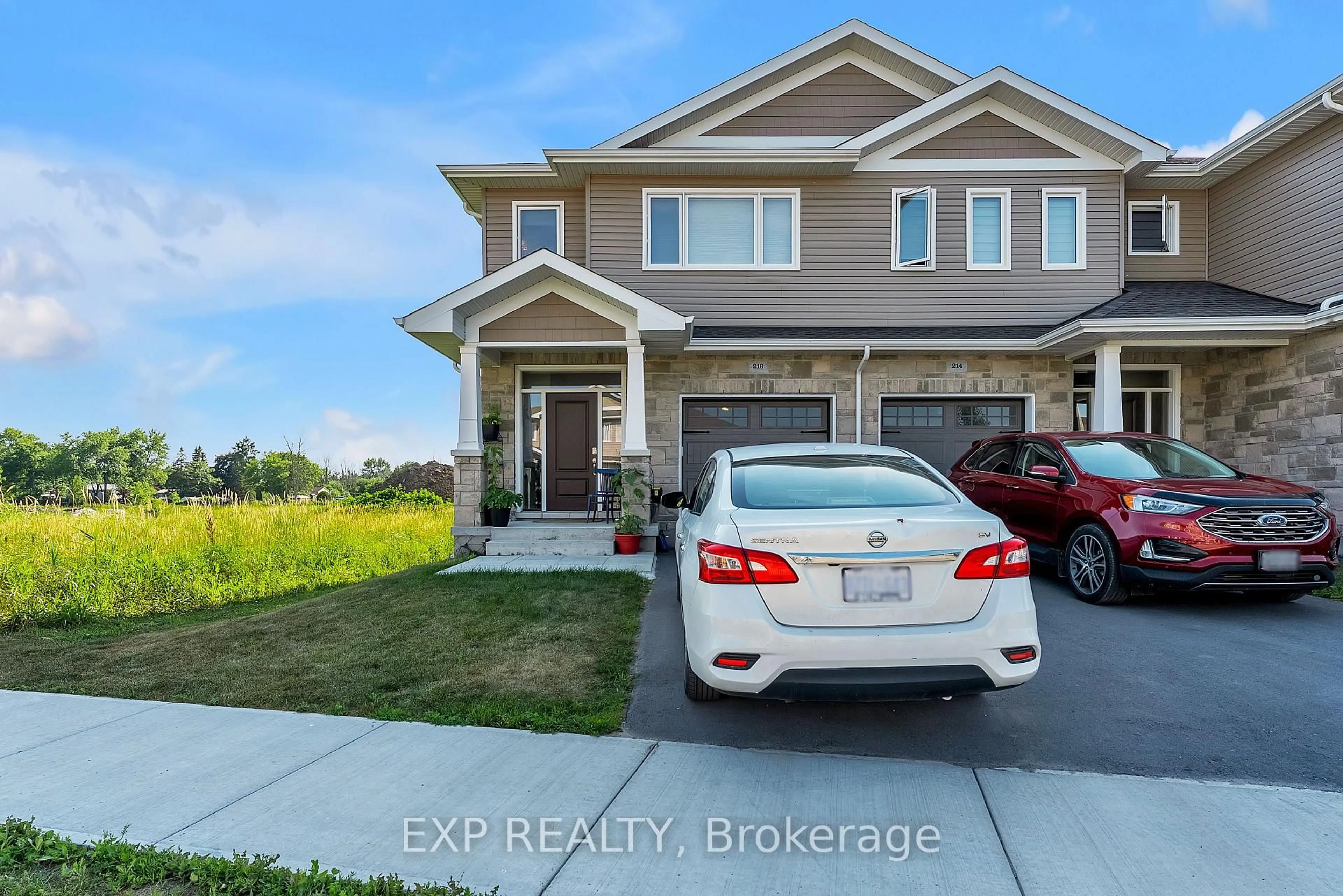 A pic from outside/outdoor area/front of a property/back of a property/a pic from drone, street for 216 Heritage Park Dr, Greater Napanee Ontario K7R 3X8