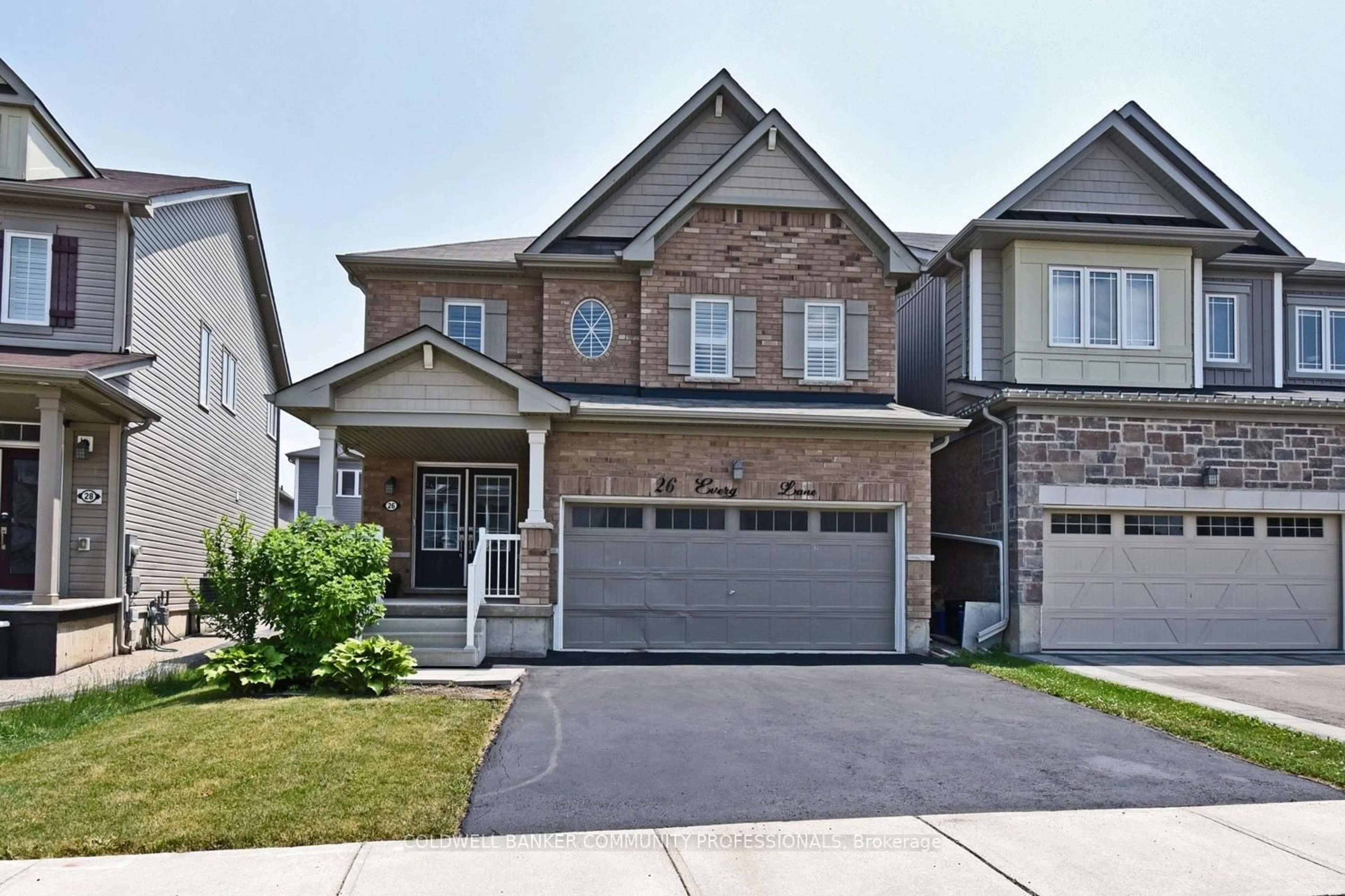Home with brick exterior material, street for 26 Evergreen Lane, Haldimand Ontario N3W 0C4