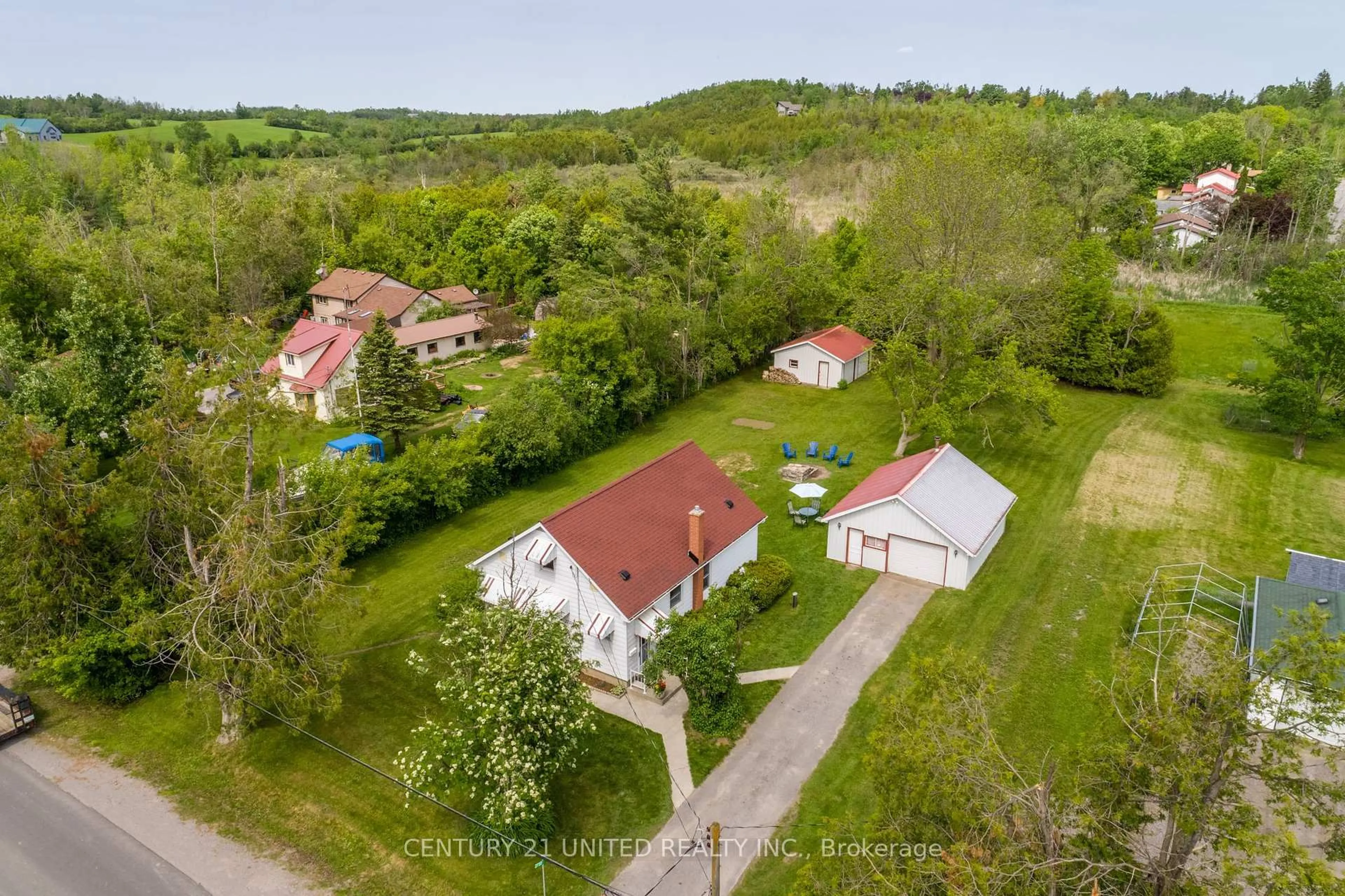 A pic from outside/outdoor area/front of a property/back of a property/a pic from drone, unknown for 2737 Television Rd, Douro-Dummer Ontario K9L 1E7
