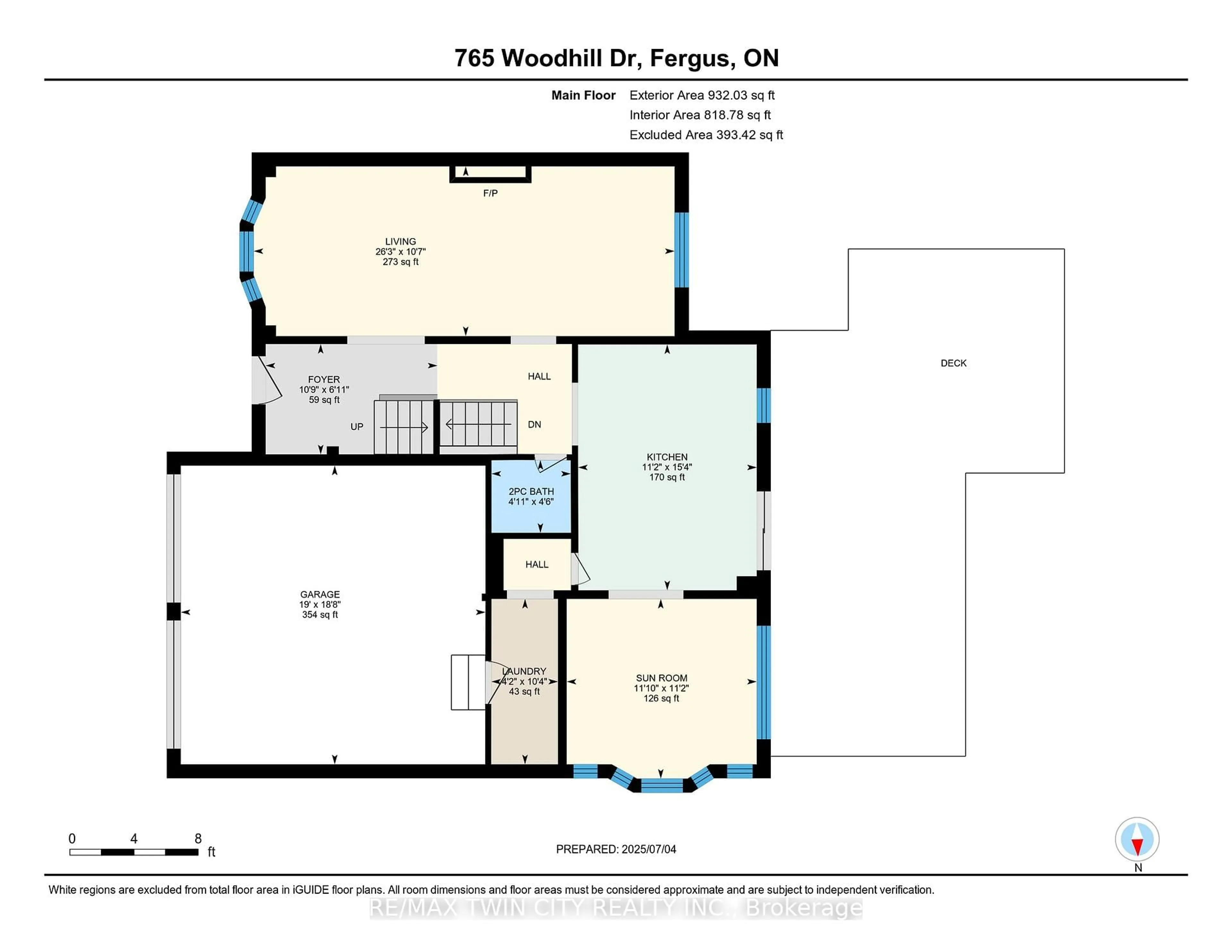 Floor plan for 765 Woodhill Dr, Centre Wellington Ontario N1M 3N2