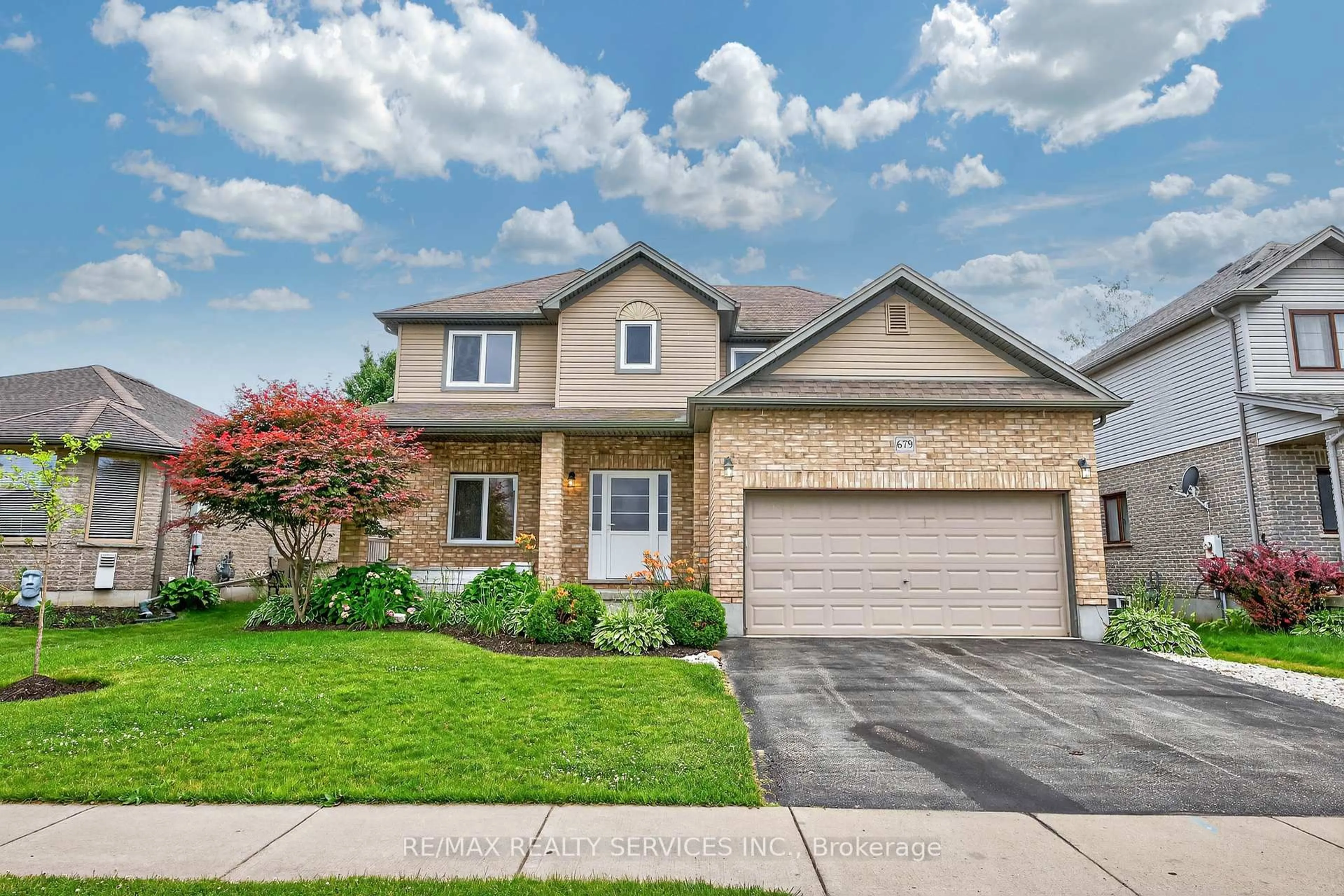 Home with brick exterior material, street for 679 Spitfire St, Woodstock Ontario N4T 0B1
